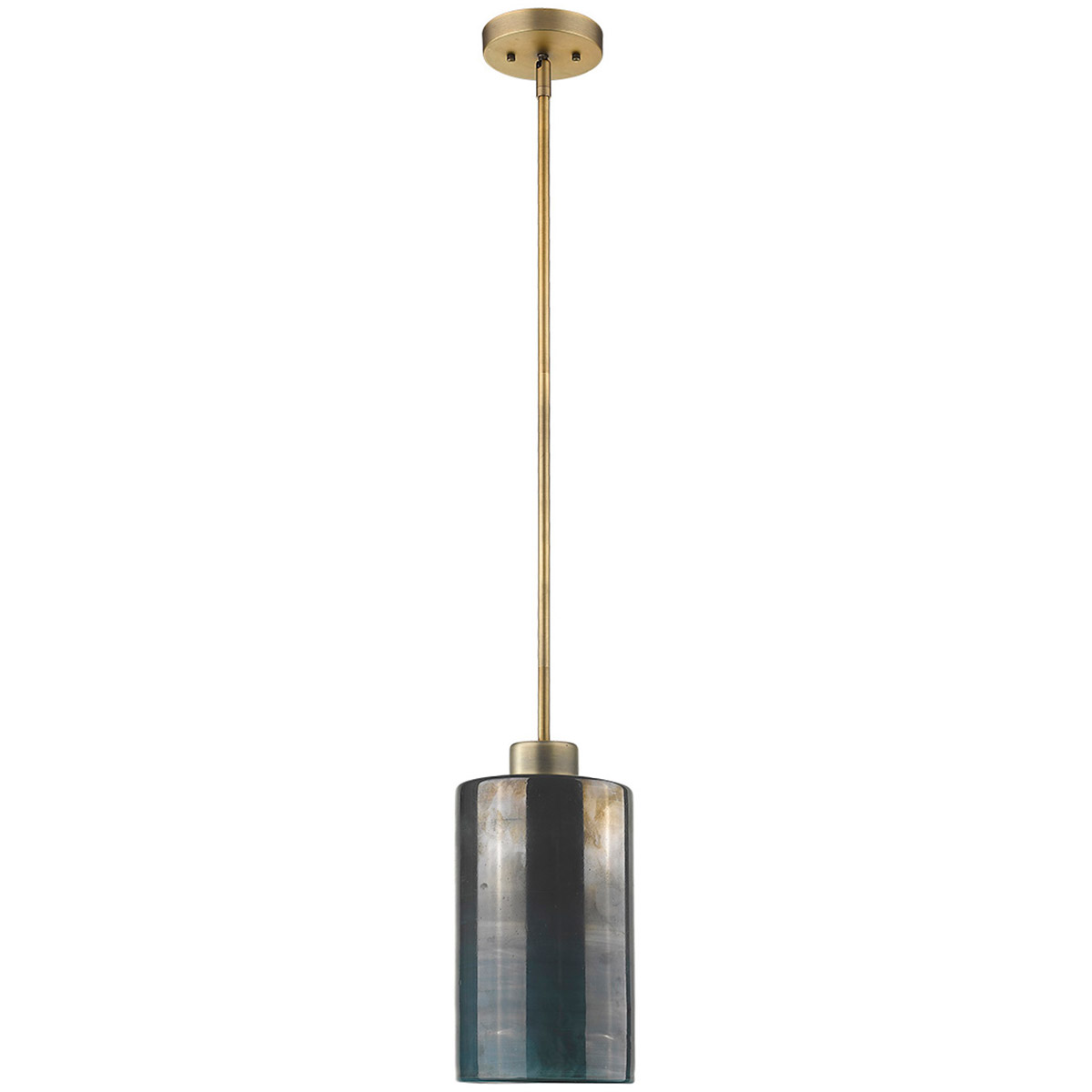 Monet 1 Light 4.5 inch Brass Pendant Ceiling Light