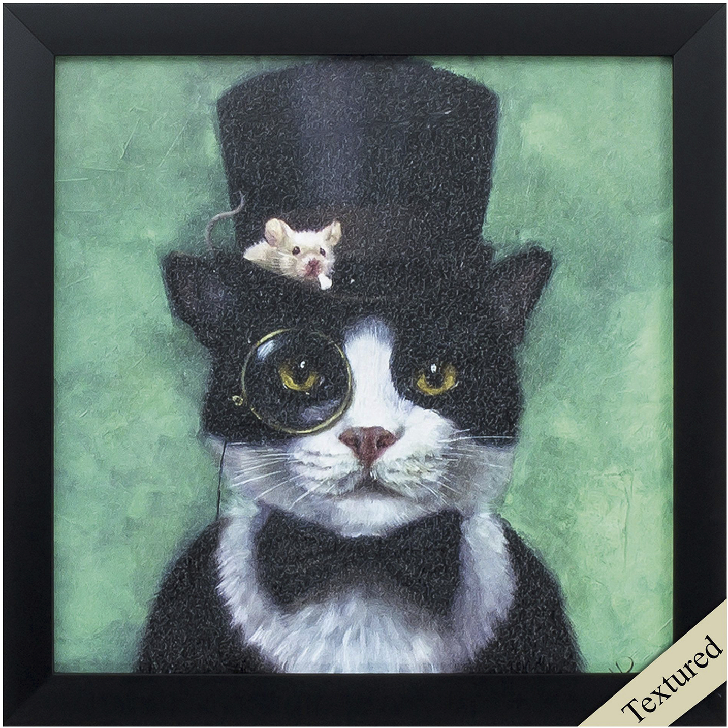 Animals 11 X 11 inch Non-Glass Framed Art, Propac