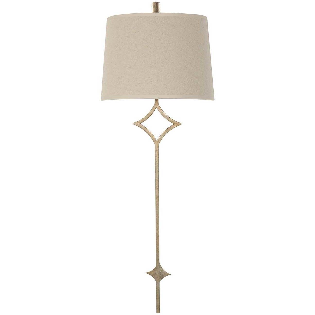 Theresa Sconce Wall Light in Champagne Silver