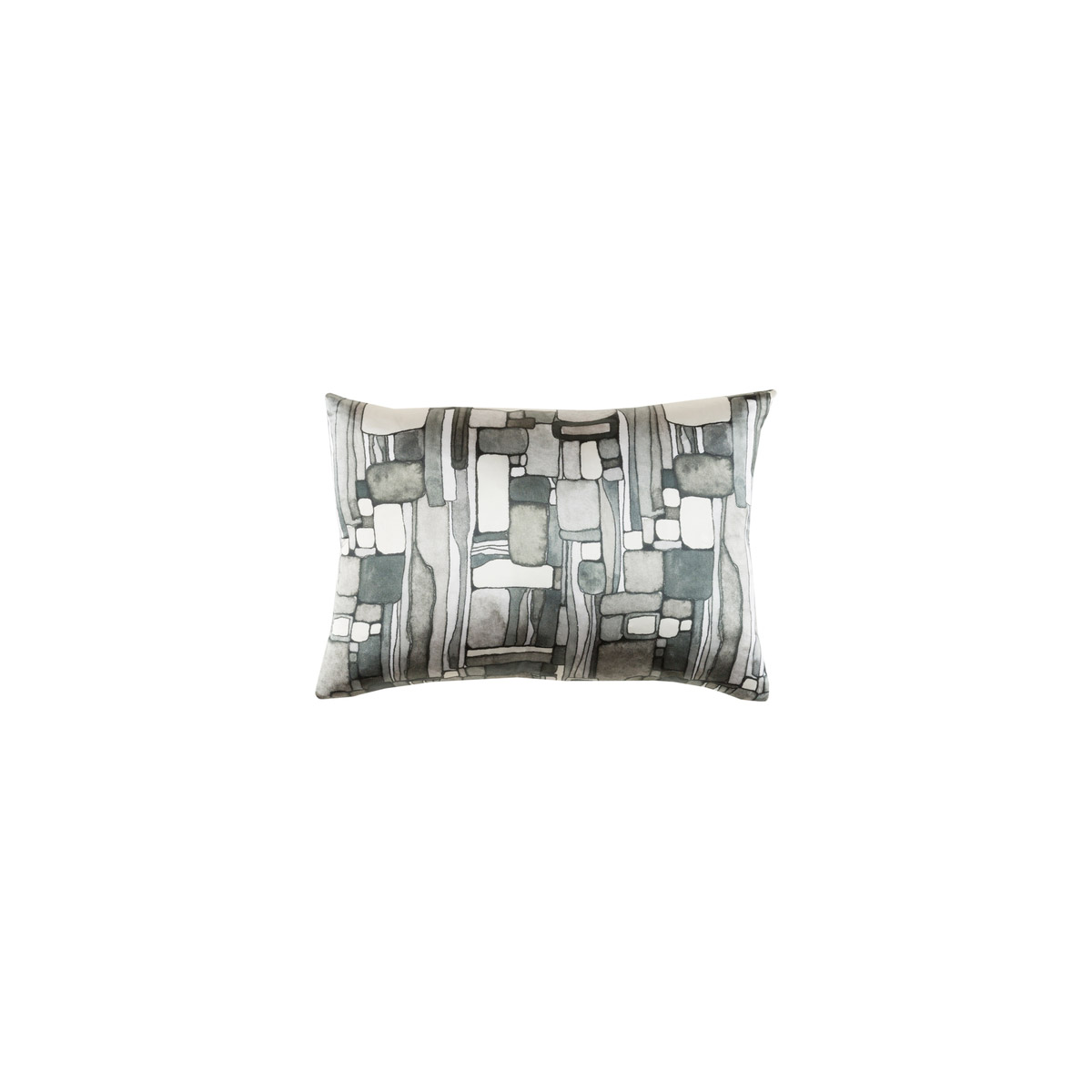 Natural Affinity 19 X 13 inch Cream and Light Gray Throw Pillow