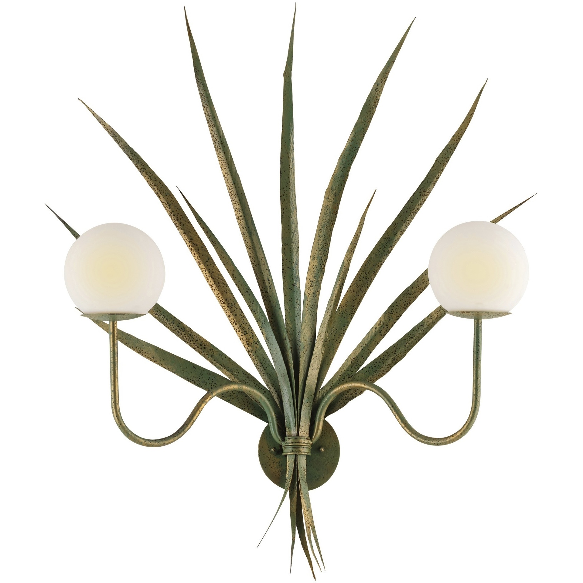 Palm Beach 2 Light Palmetto Wall Sconce Wall Light