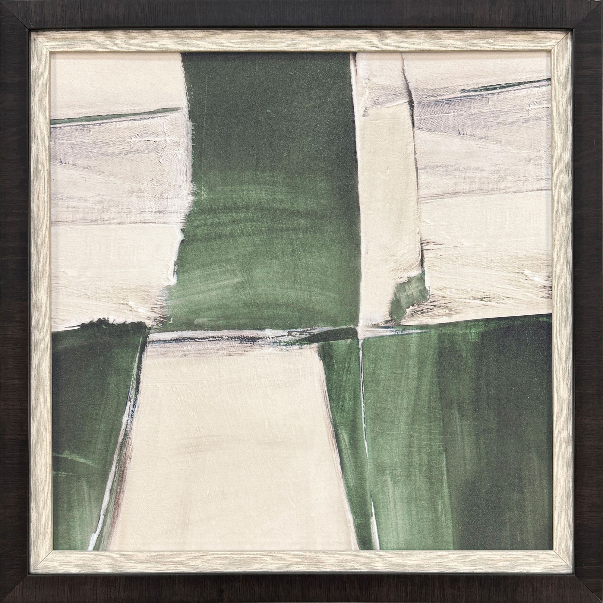 Summer Sage Plateau II 23 X 23 inch Non-Glass Framed Art, Propac