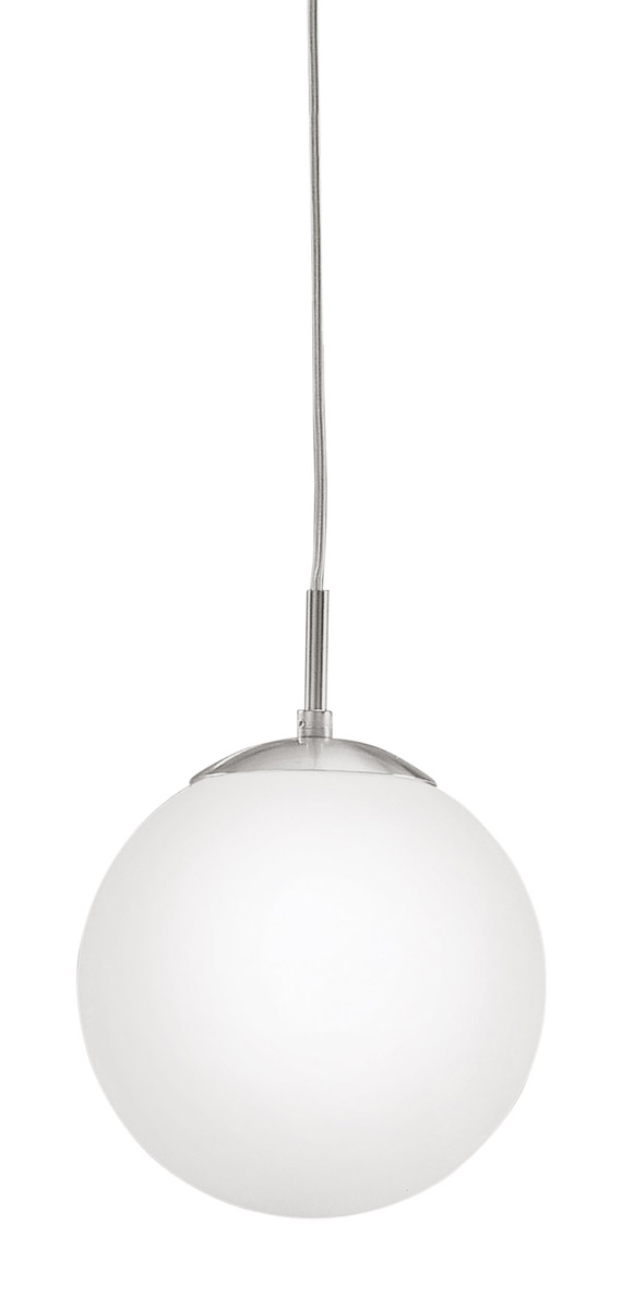 Rondo 1 Light 7.87 inch Matte Nickel Pendant Ceiling Light