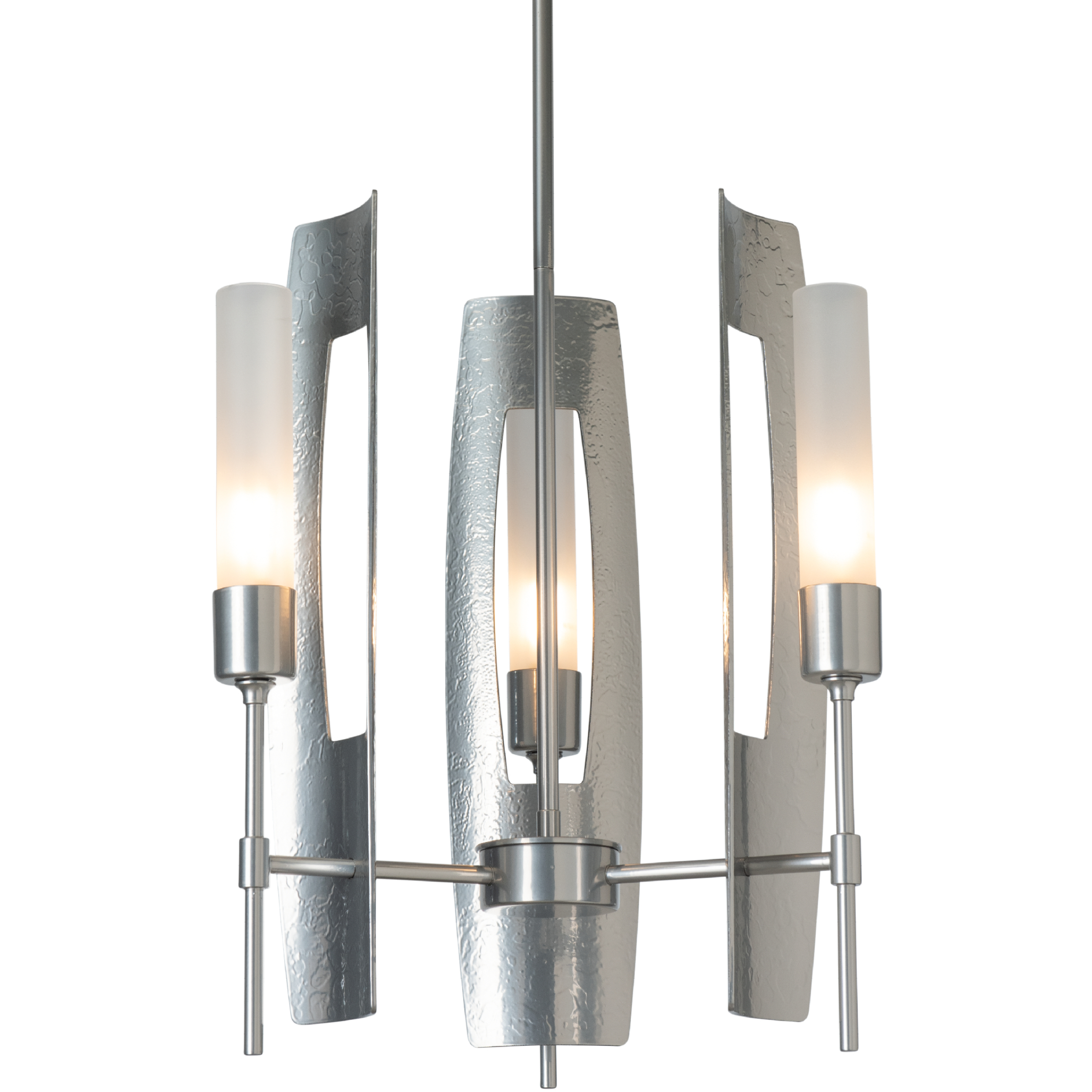 Passage 3 Light 16 inch Sterling Pendant Ceiling Light in Frosted
