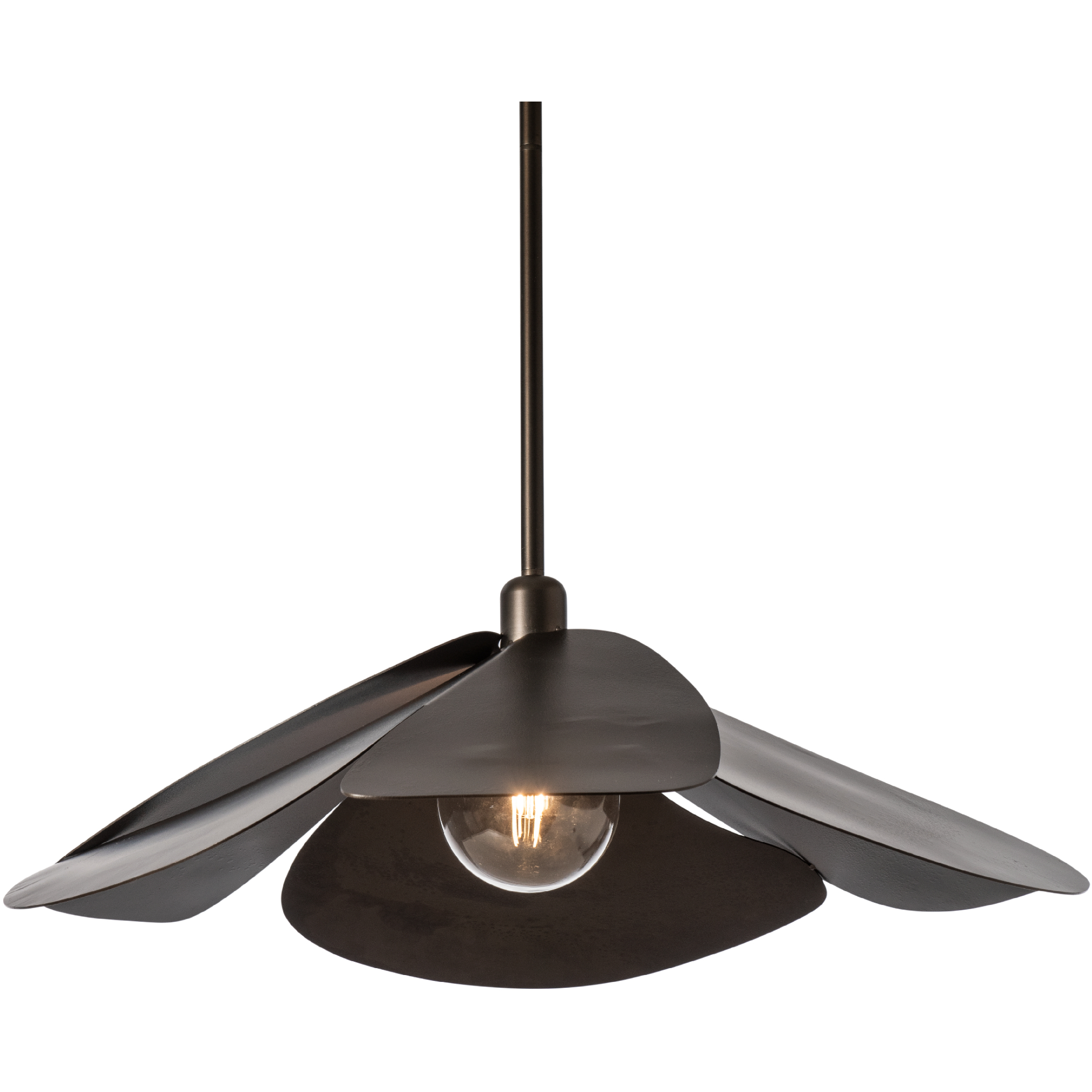Hana 1 Light 29.2 inch Dark Smoke Pendant Ceiling Light, Large