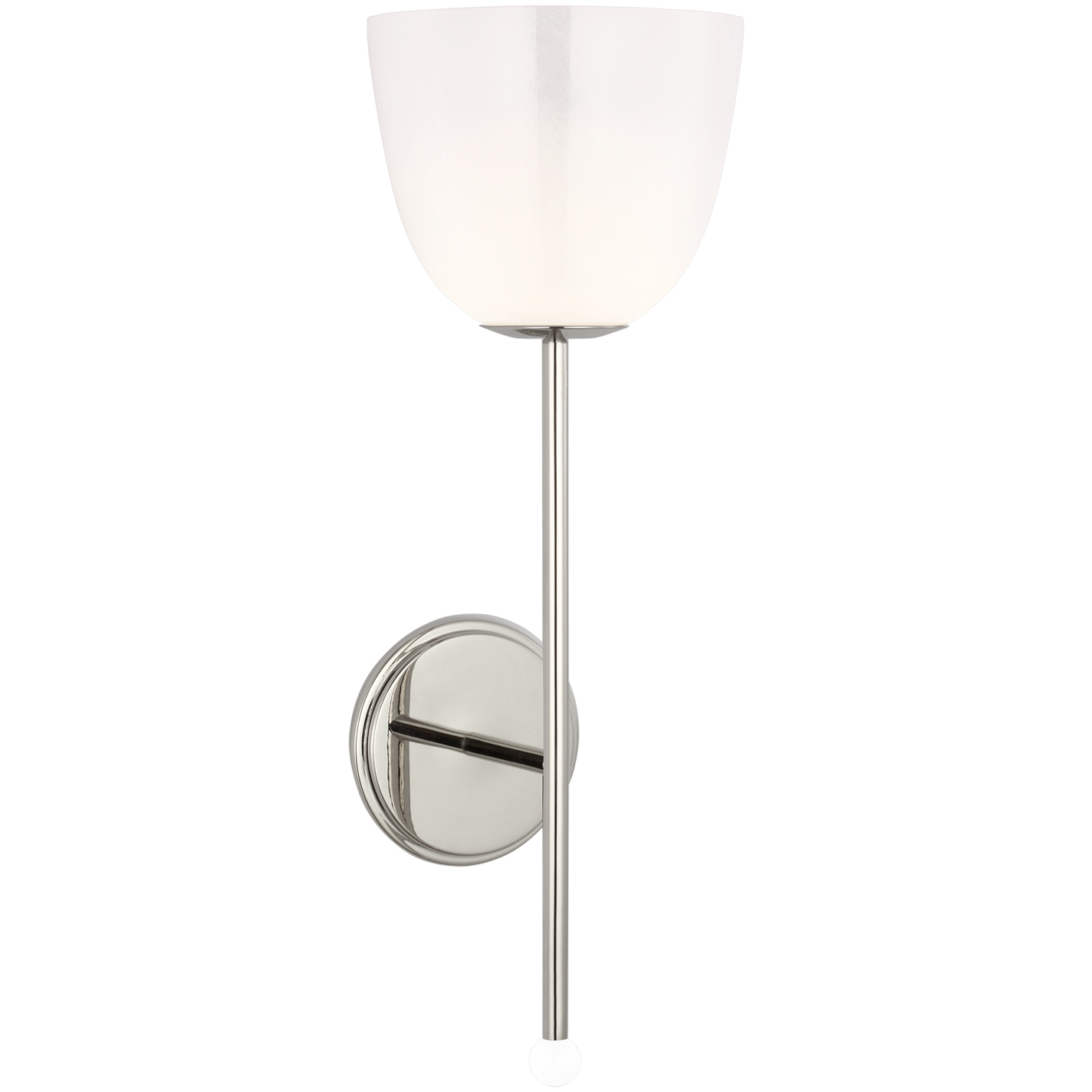 AERIN Brisa LED 7 inch Polished Nickel Torch Sconce Wall Light