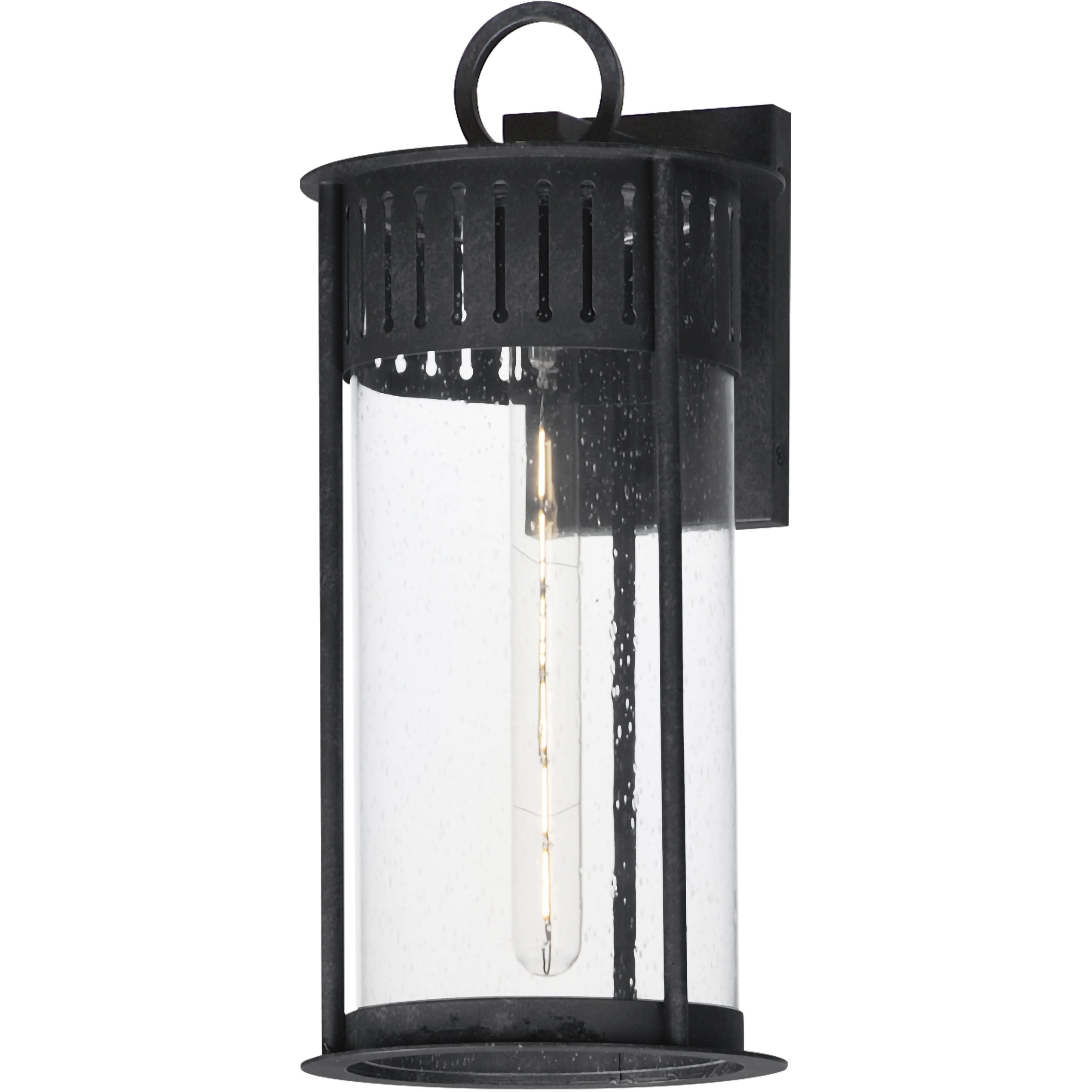 Windsor 1 Light 17.5 inch Black Patina Outdoor Wall Mount
