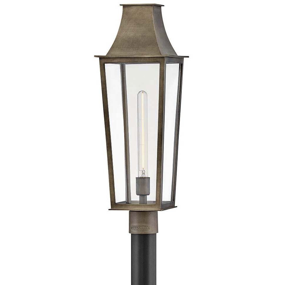Coastal Elements Georgetown 1 Light 25.5 inch Burnished Bronze Outdoor Post Mount