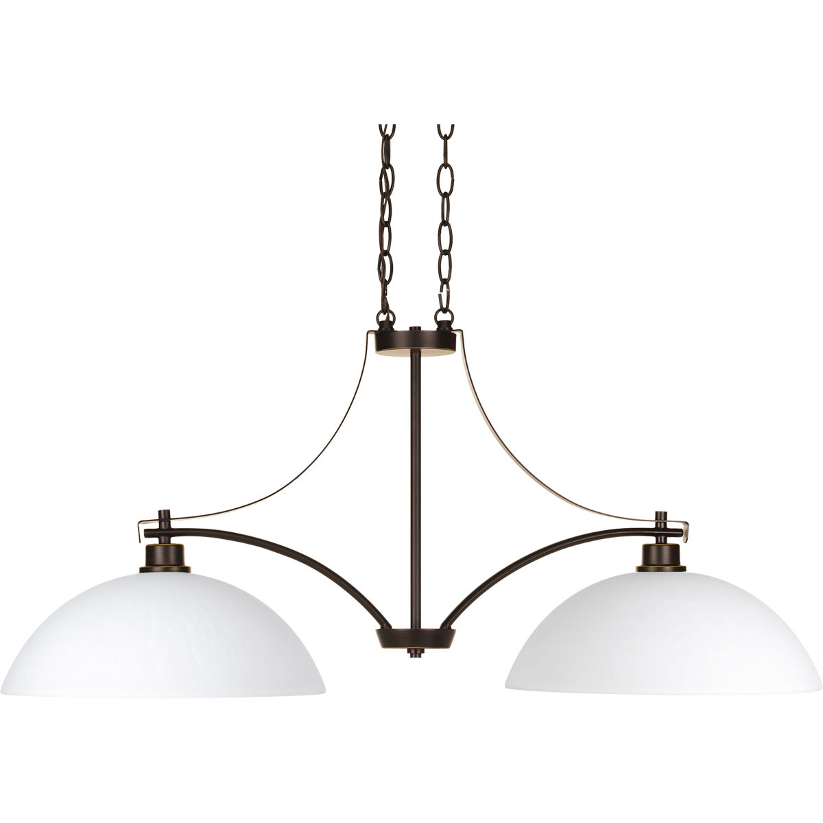 Legend 2 Light 36 inch Antique Bronze Linear Chandelier Ceiling Light