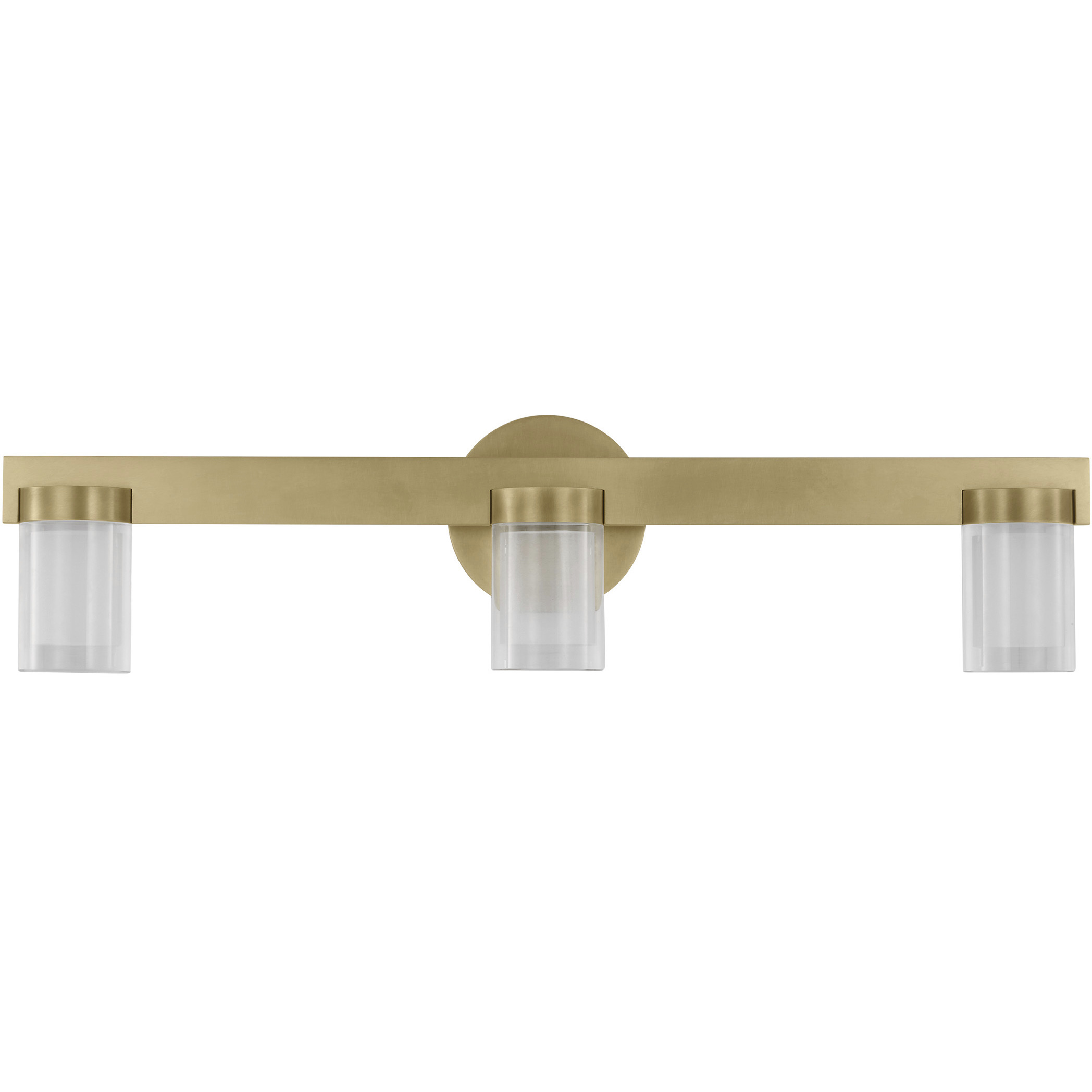 Kelly Wearstler Esfera 3 Light 24 inch Natural Brass Bath Vanity Wall Light in 120V