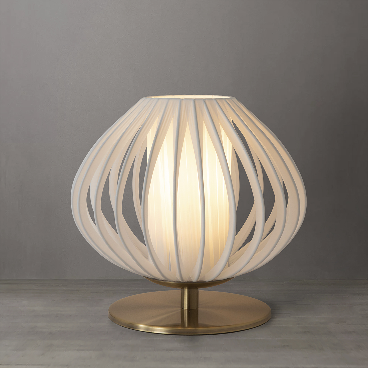 Bloom 9.2 inch 9 watt Weathered Brass Table Lamp Portable Light