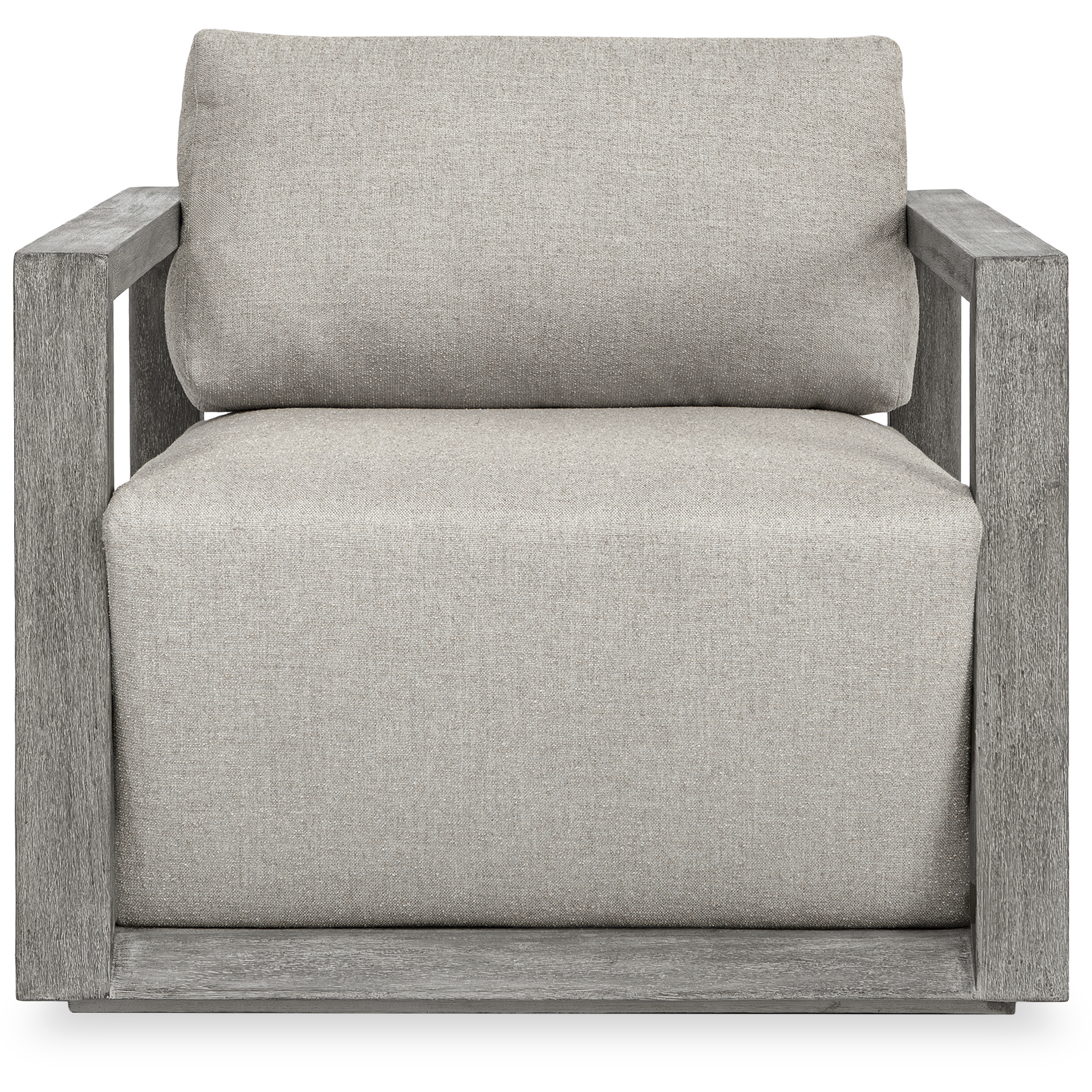 Remsen Weathered Gray and Nuance Dove Outdoor Lounge Chair