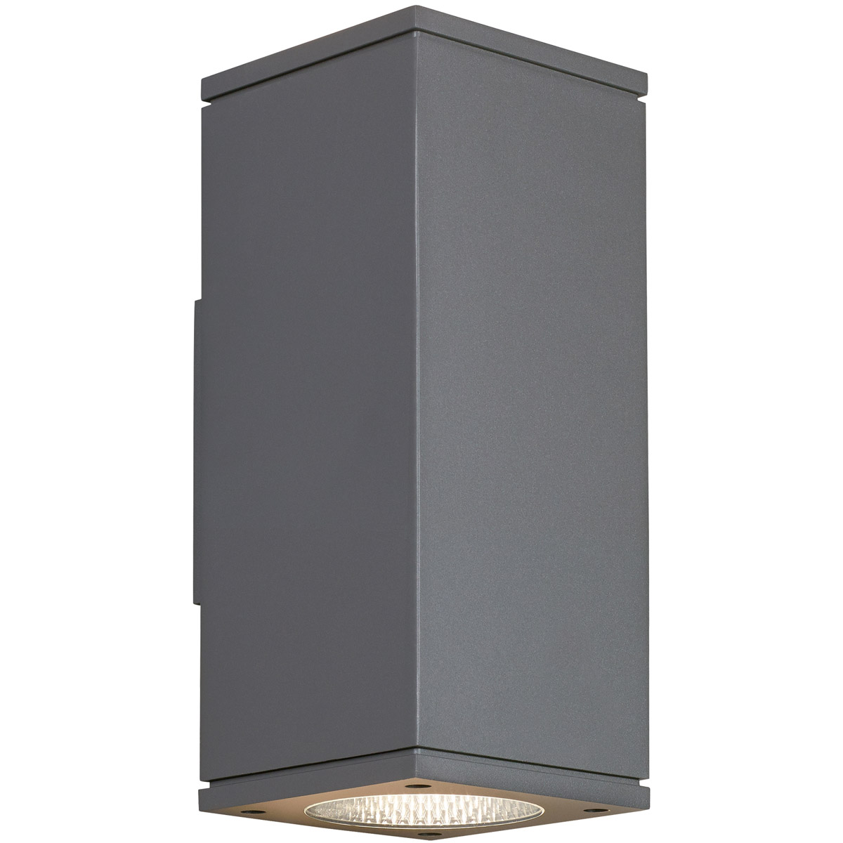 Sean Lavin Tegel LED 12 inch Charcoal Outdoor Wall Light in Surge Protection, Uplight/Downlight, LED 80 CRI 2700K, 10 Degree, Integrated LED