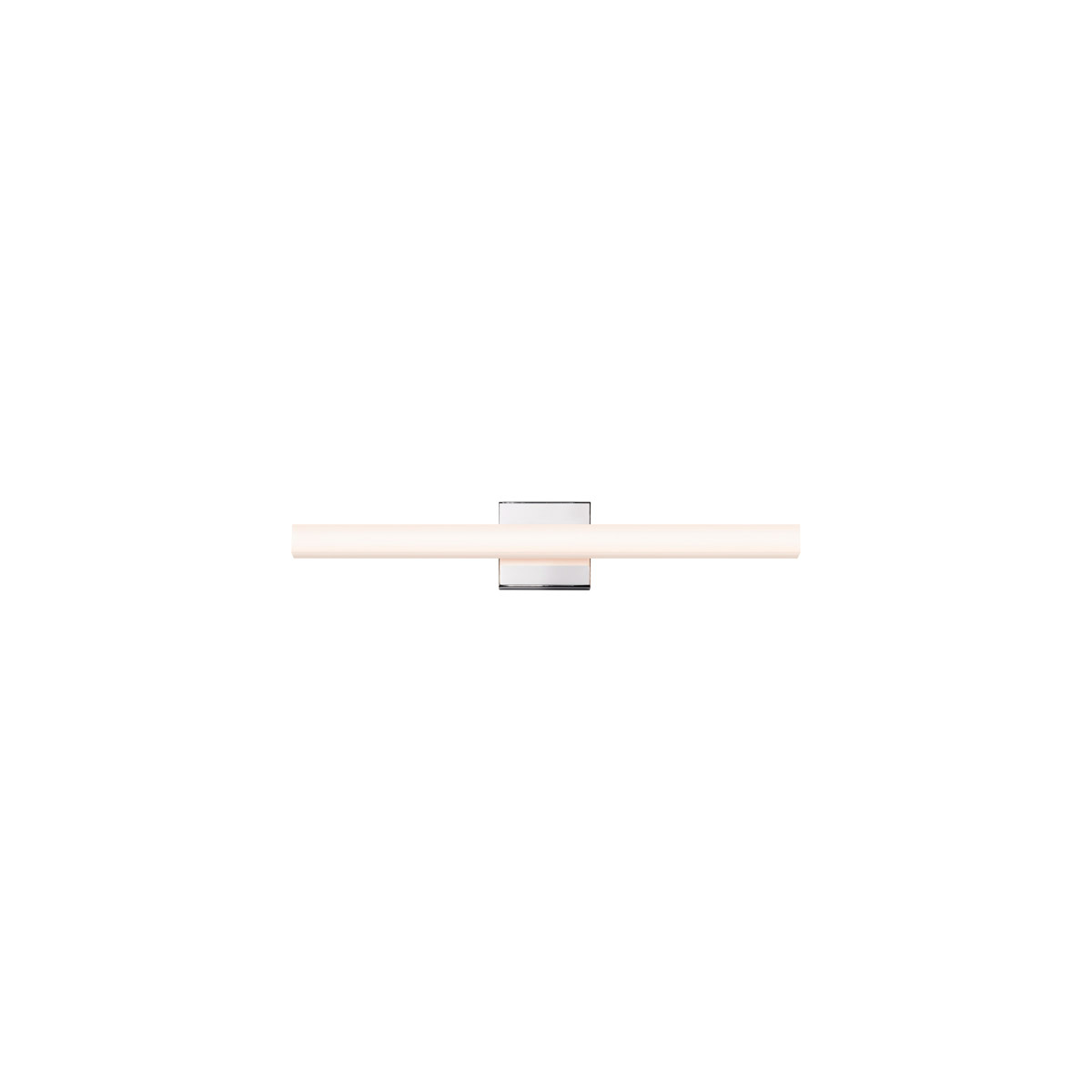 Square Bar 24 inch Polished Chrome Bath Bar Wall Light