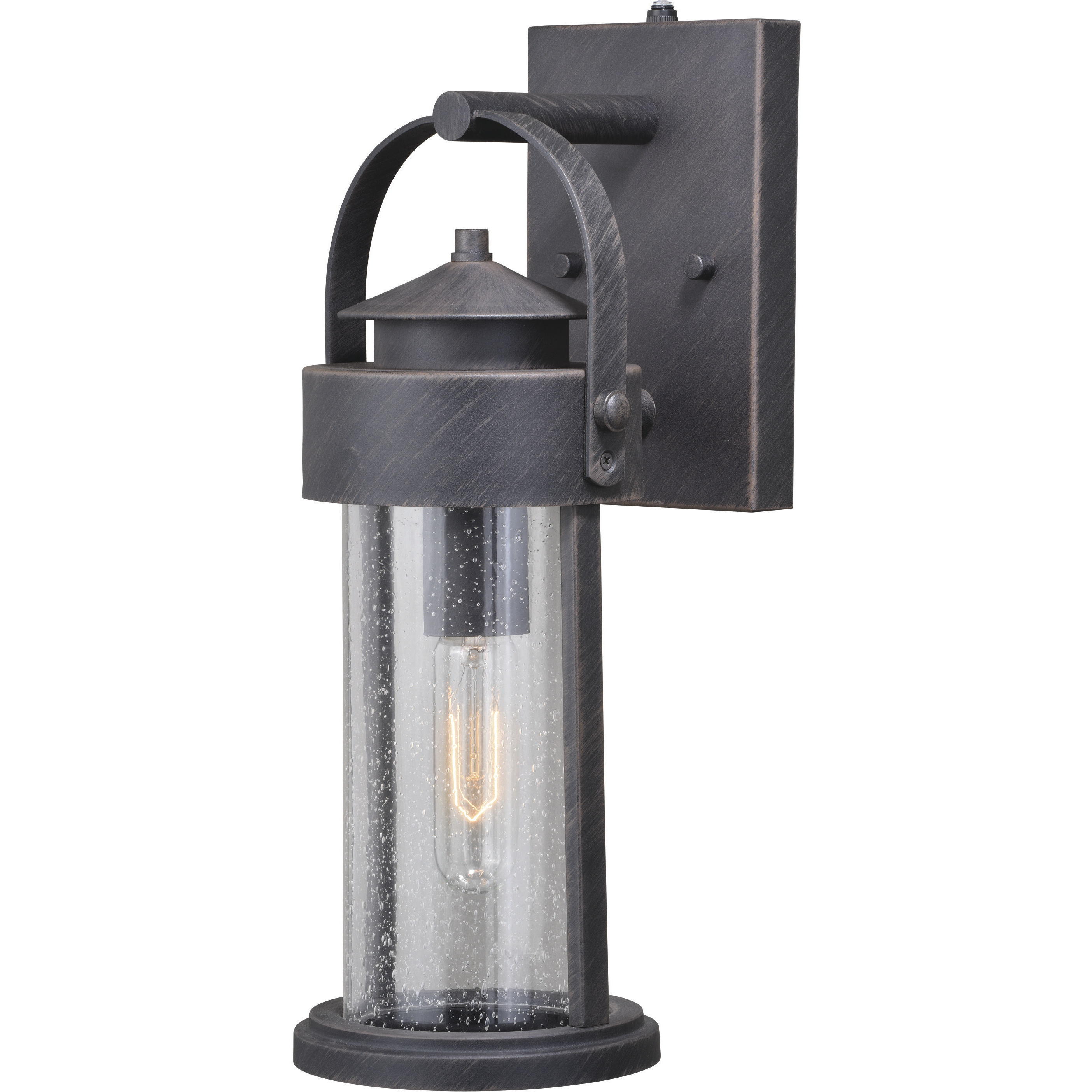 Cumberland LED 16.25 inch Rust Iron Outdoor Wall