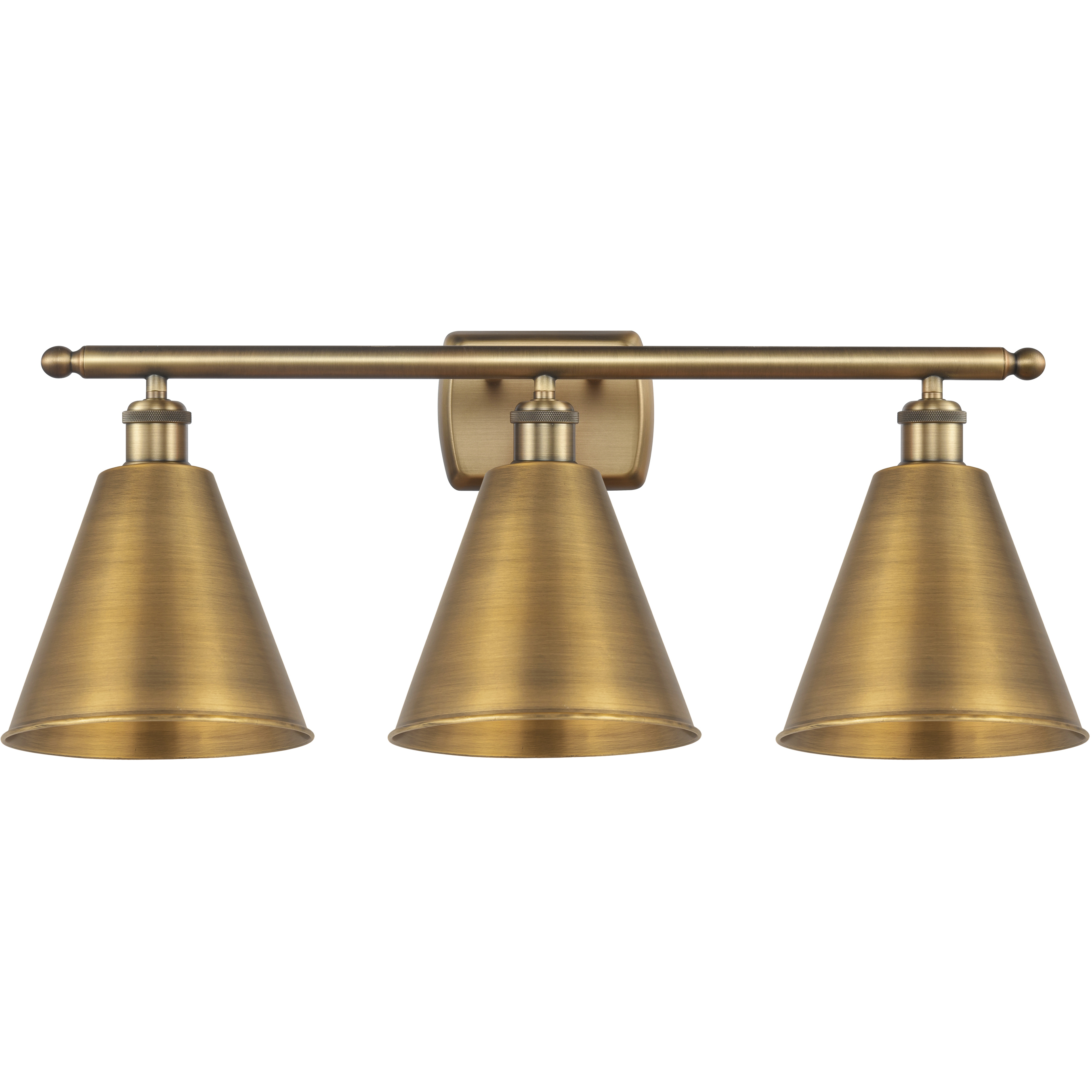Ballston Cone LED 28 inch Brushed Brass Bath Vanity Light Wall Light