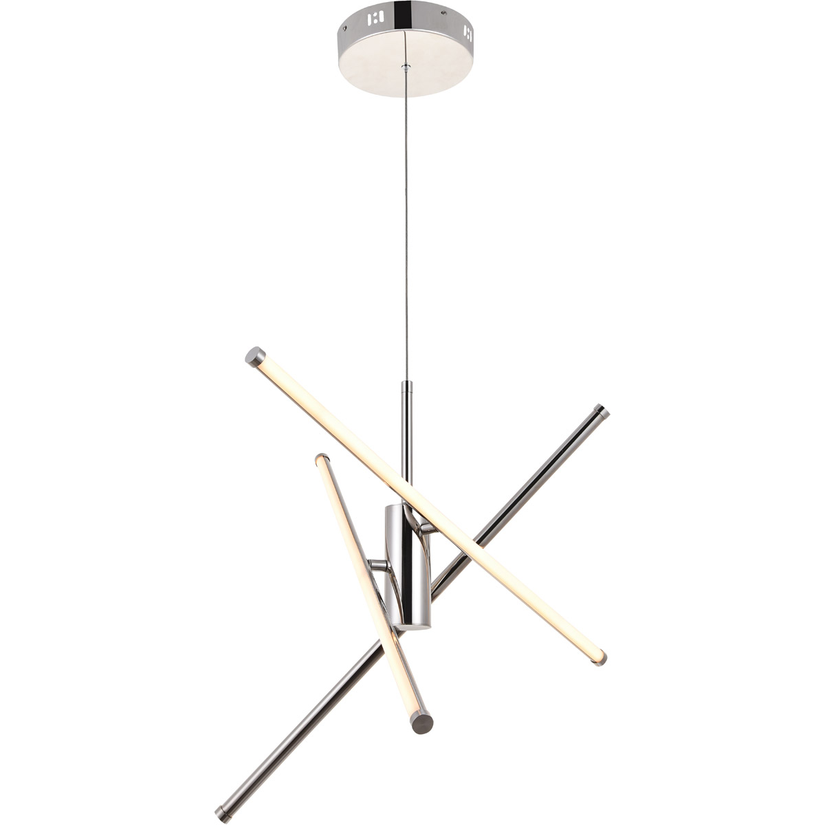 Sonya 3 Light 28.5 inch Polished Nickel Pendant Ceiling Light