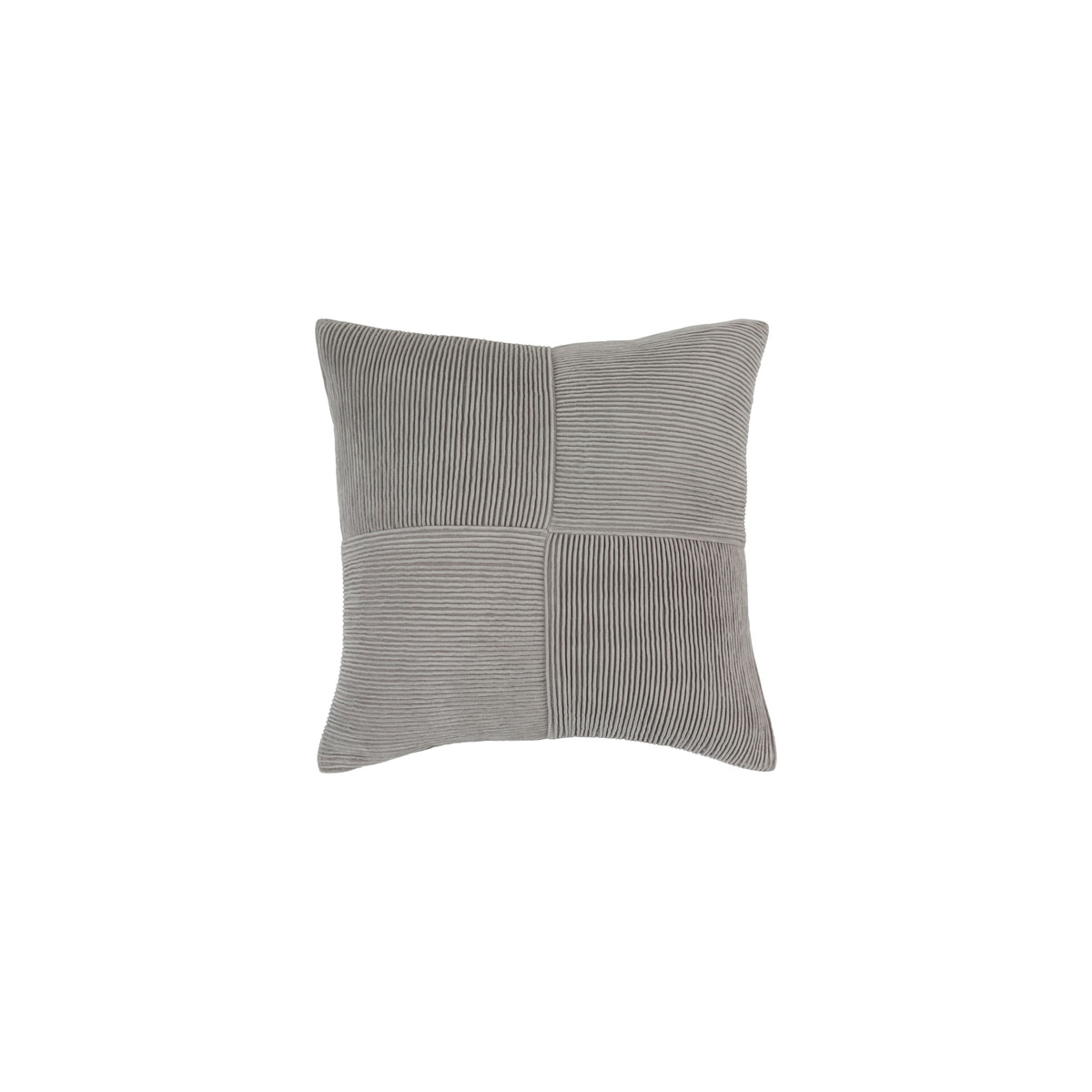 Conrad 22 X 22 inch Medium Gray Throw Pillow