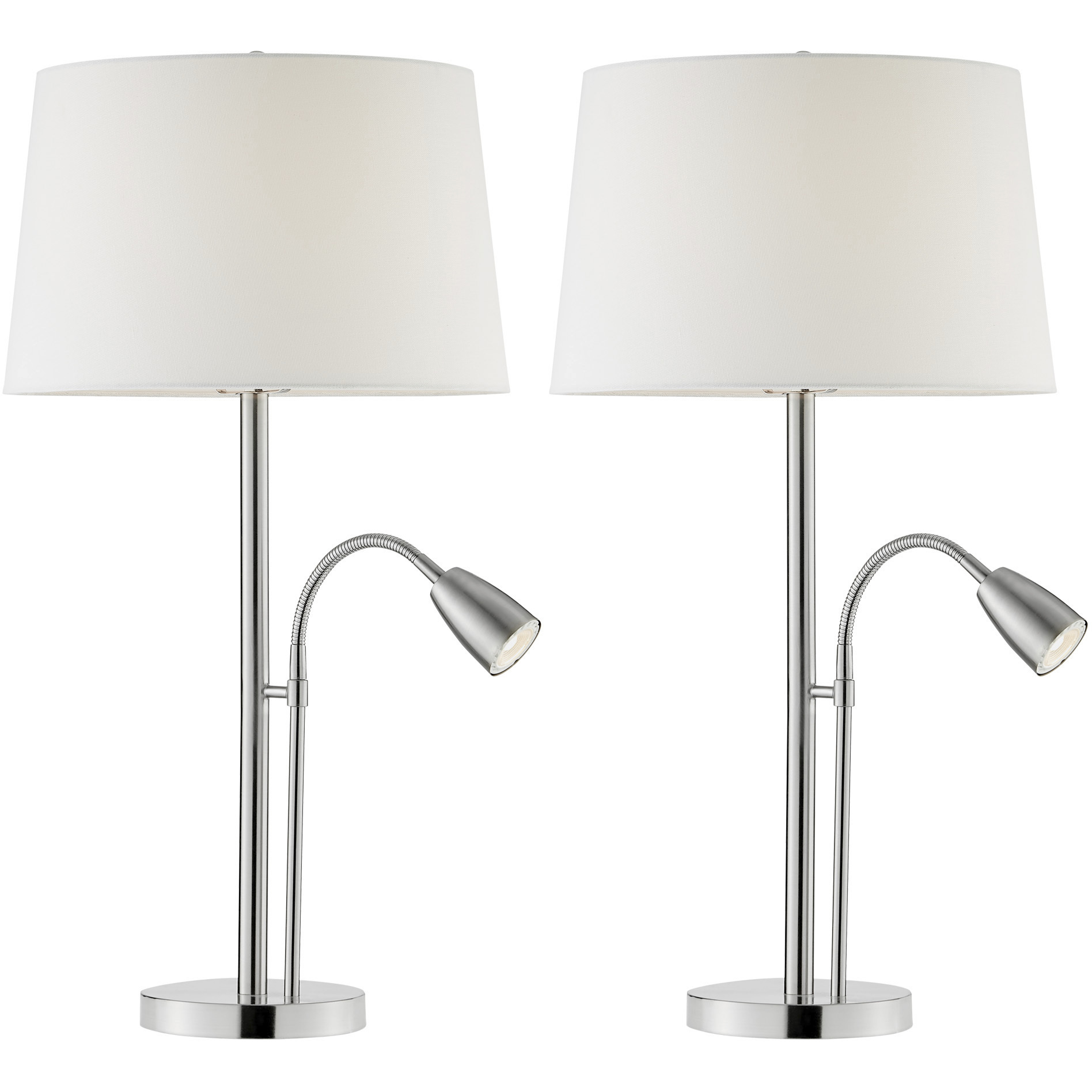 Nanette 27.5 inch 60.00 watt Nickel Table Lamp Portable Light