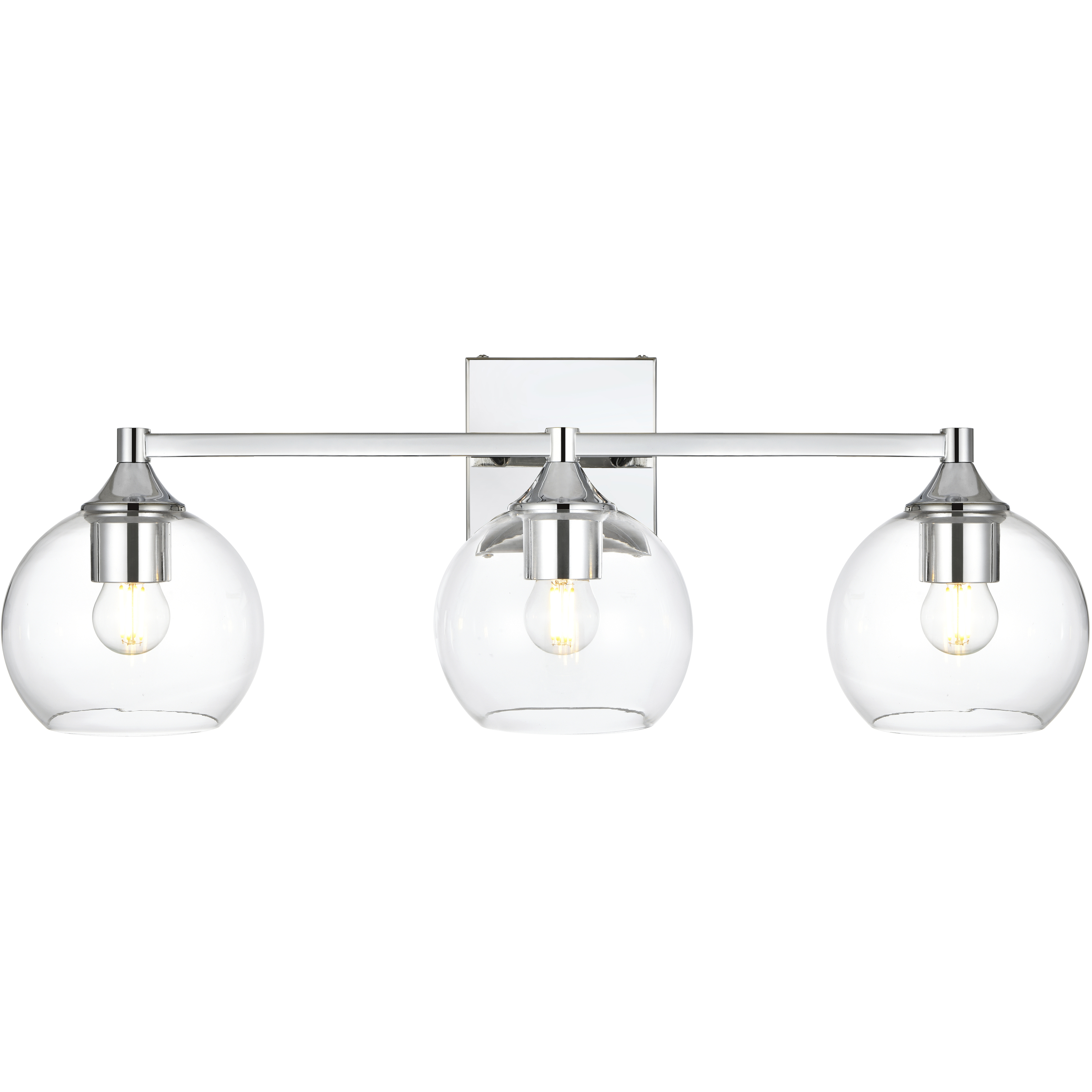 Foster 3 Light 25 inch Chrome Bath Sconce Wall Light