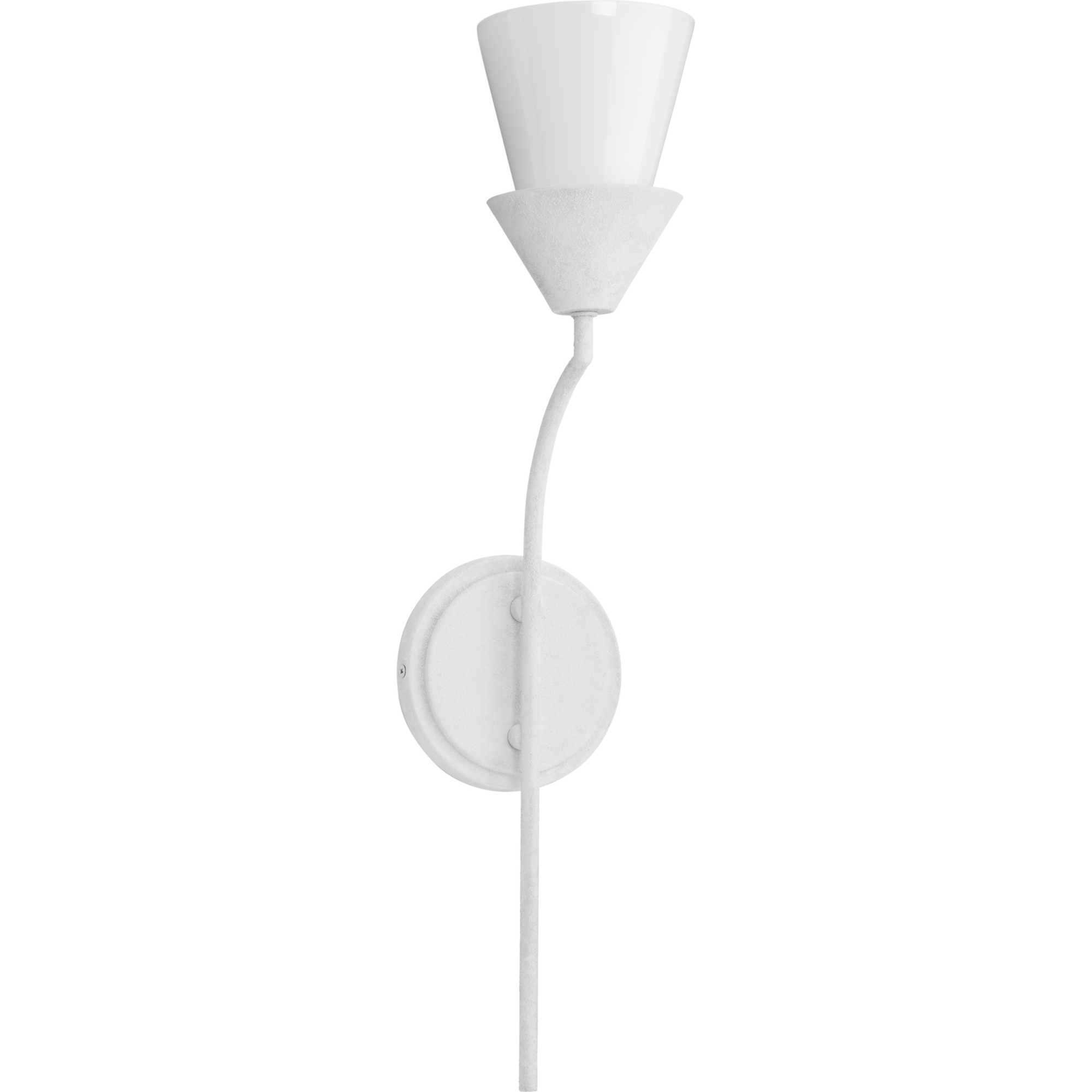 Pinellas 1 Light 5.12 inch White Plaster Wall Bracket Wall Light, Design Series