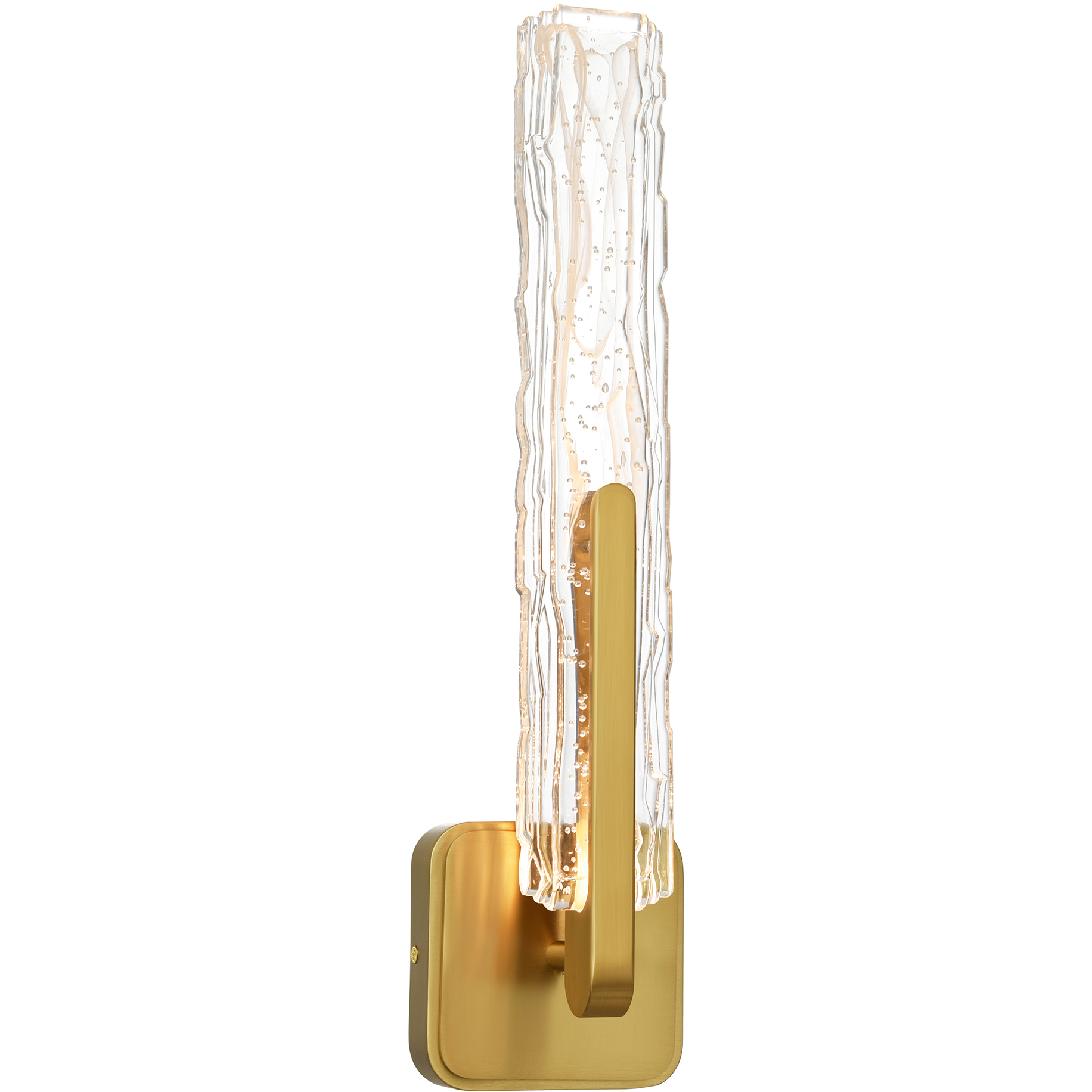 Curva LED 4.7 inch Brass Wall Light