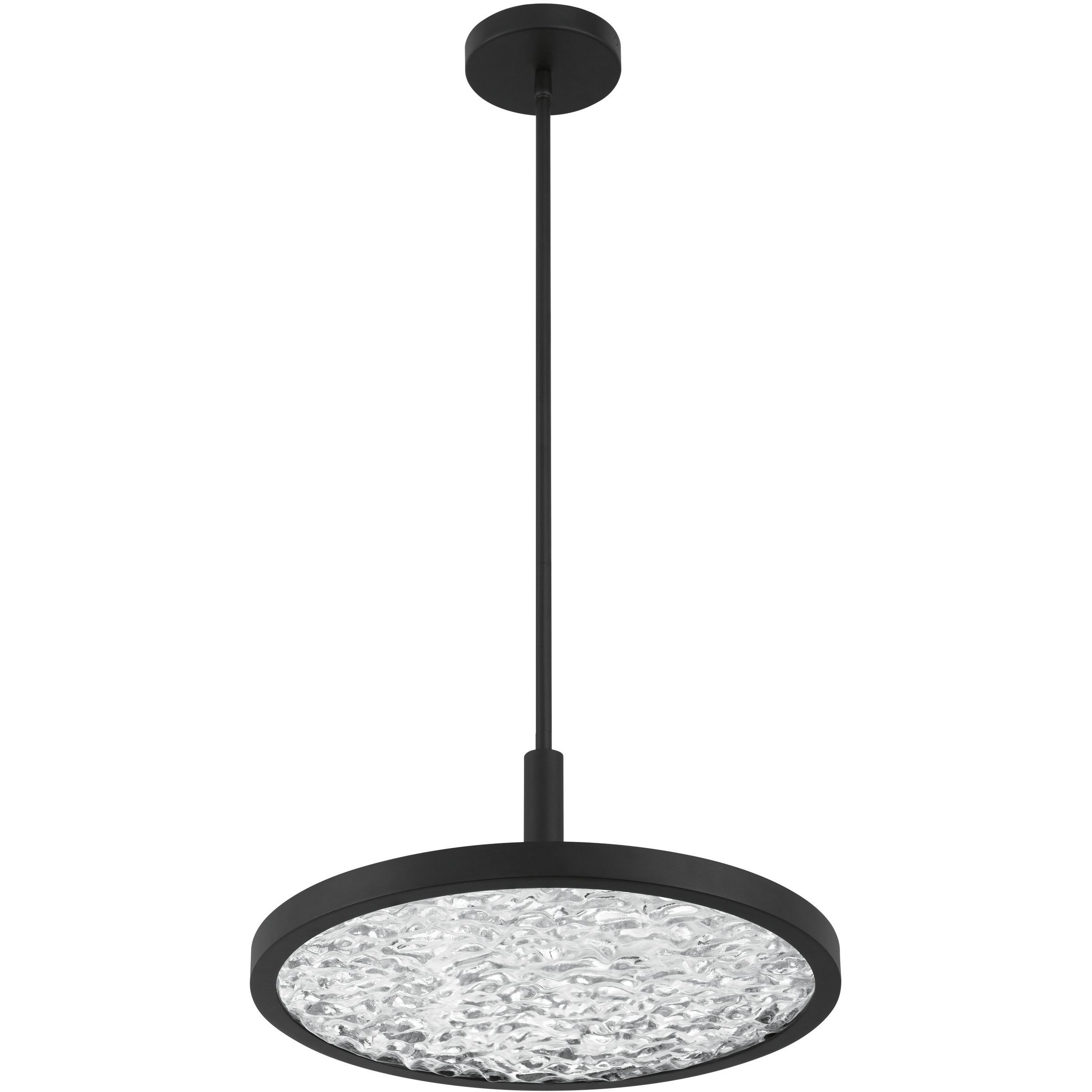 Courtney LED 18 inch Textured Black Convertible Pendant Ceiling Light