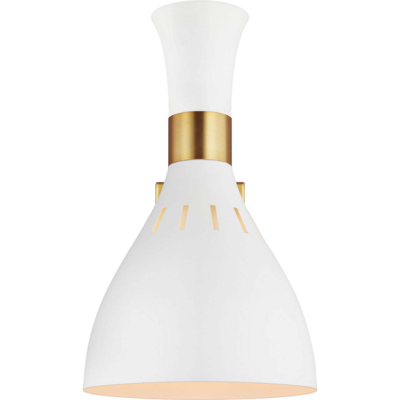 ED Ellen DeGeneres Joan 12 inch 75 watt Matte White Swing Arm Sconce Wall Light