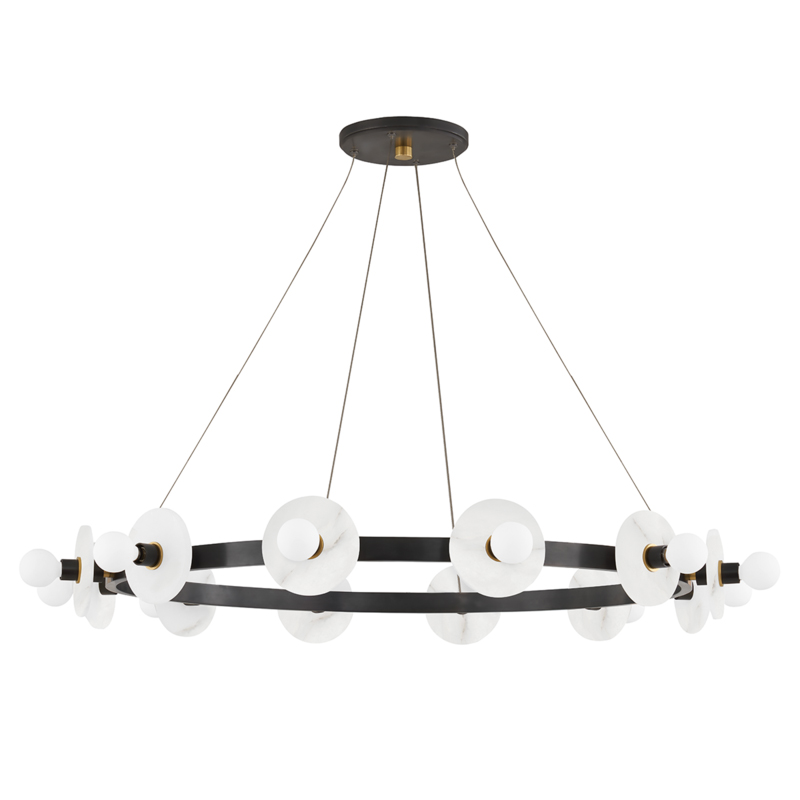 Austen 12 Light 40 inch Aged Old Bronze Chandelier Ceiling Light