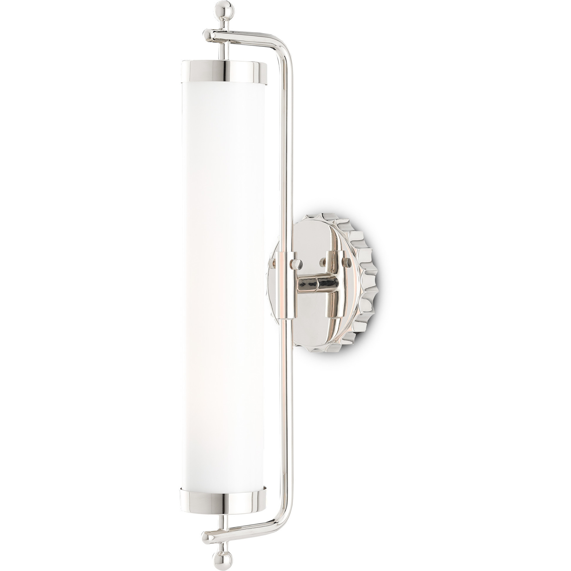 Latimer 1 Light 5 inch Polished Nickel Wall Sconce Wall Light, Barry Goralnick Collection