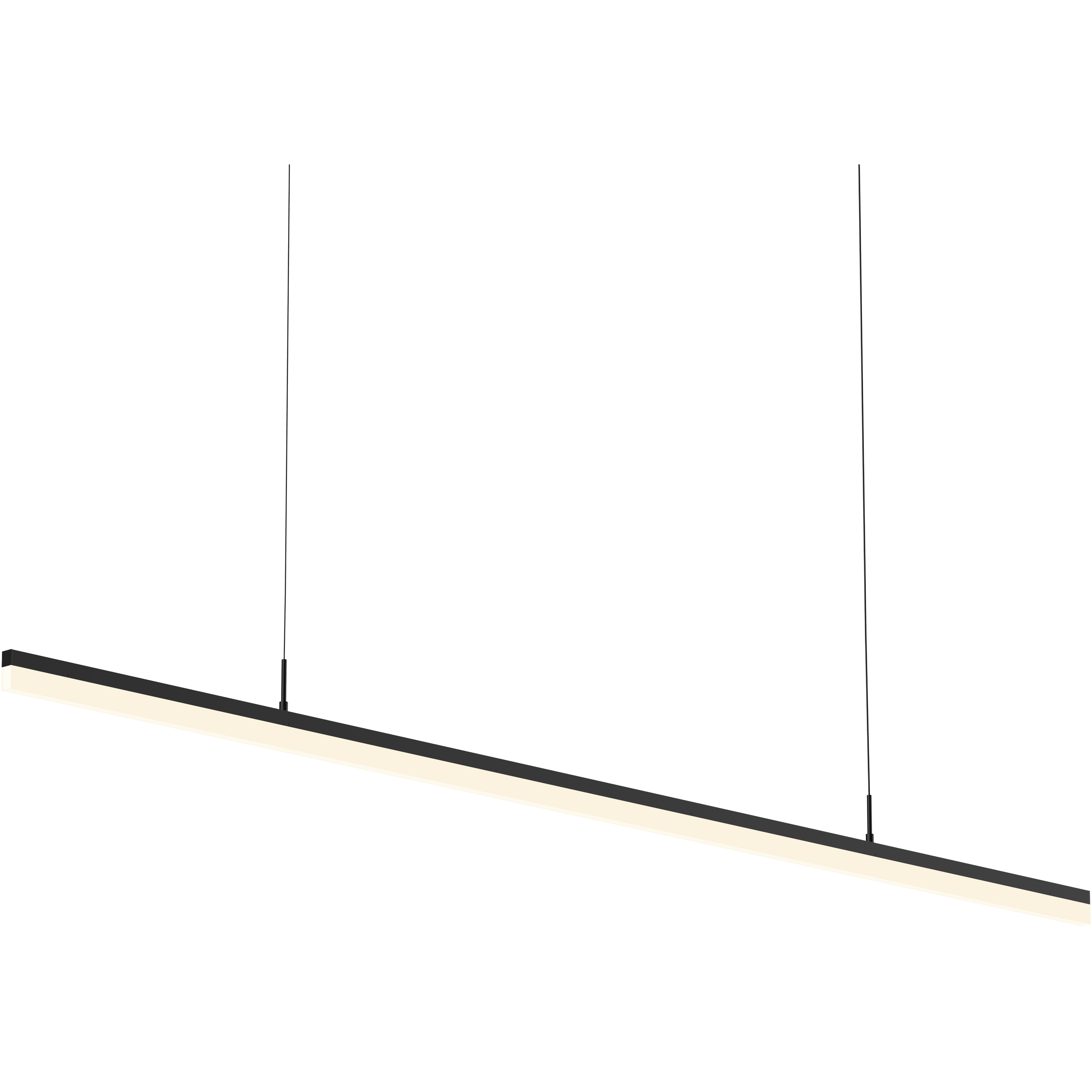 Stiletto LED 71.5 inch Satin Black Pendant Ceiling Light