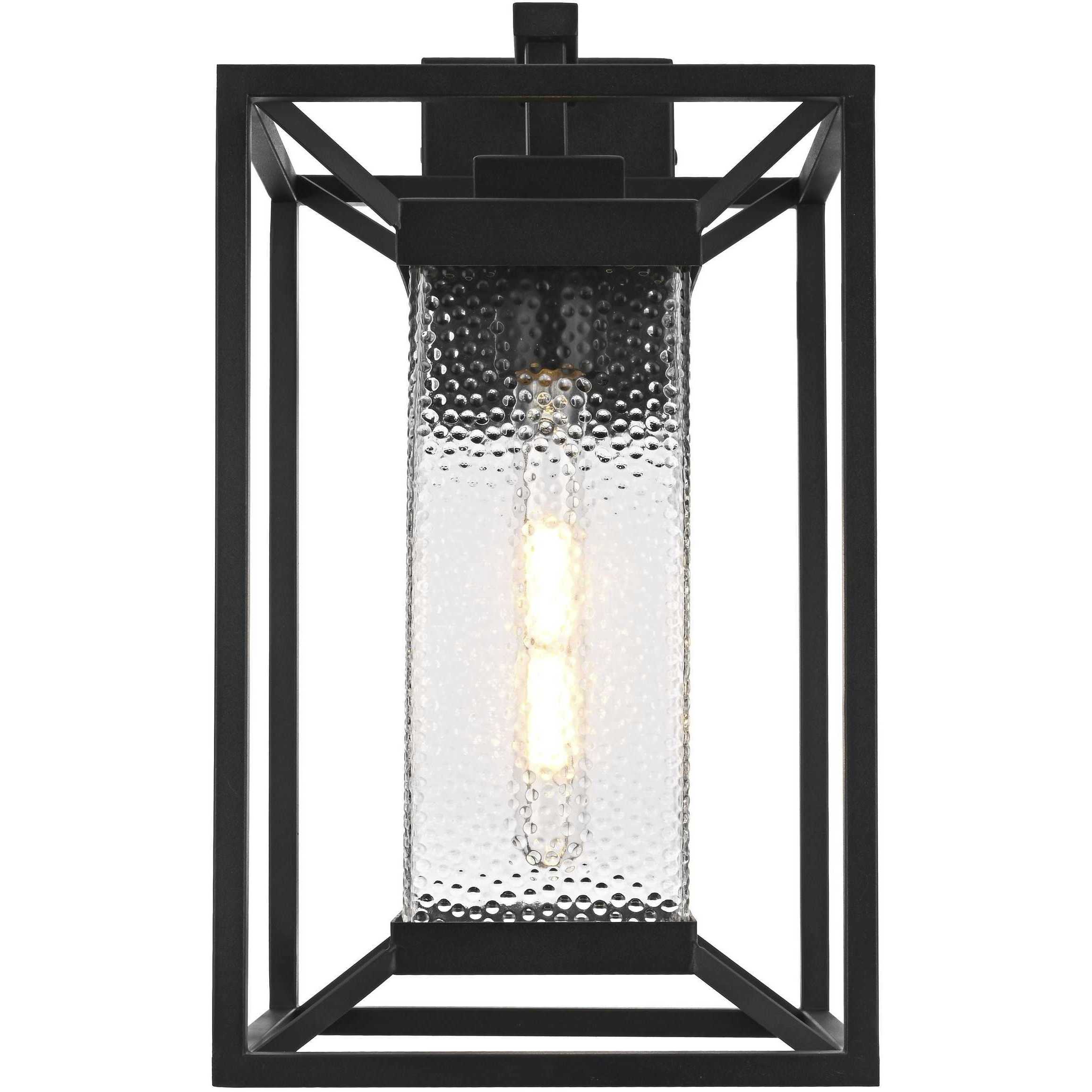Willington 1 Light 17 inch Black Outdoor Wall Sconce
