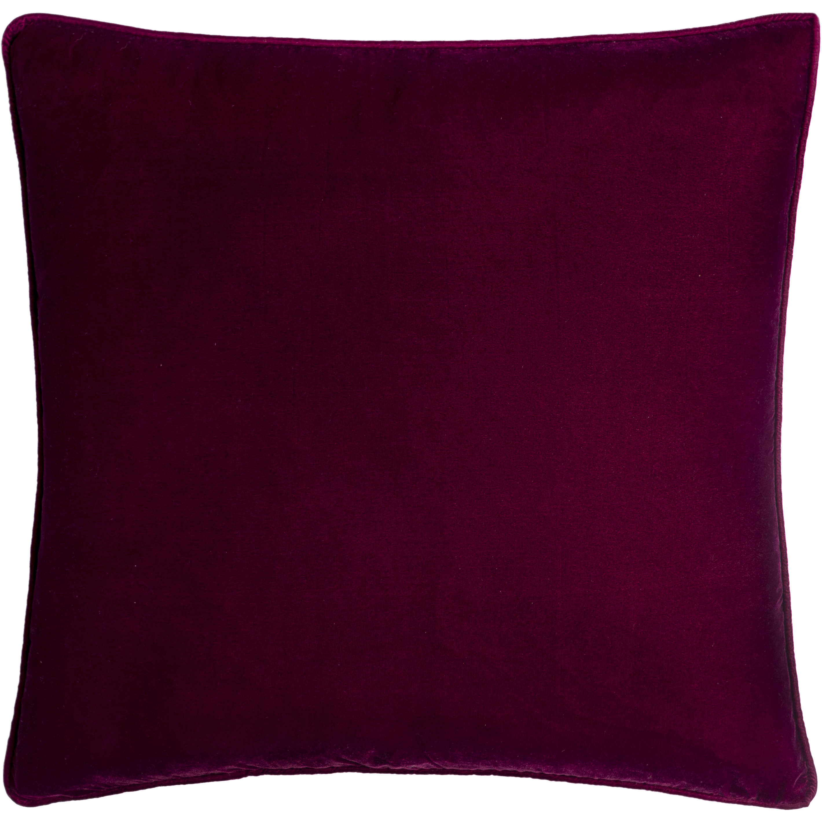 Velvet Glam 20 inch Burgundy Pillow Kit in 20 x 20, Square