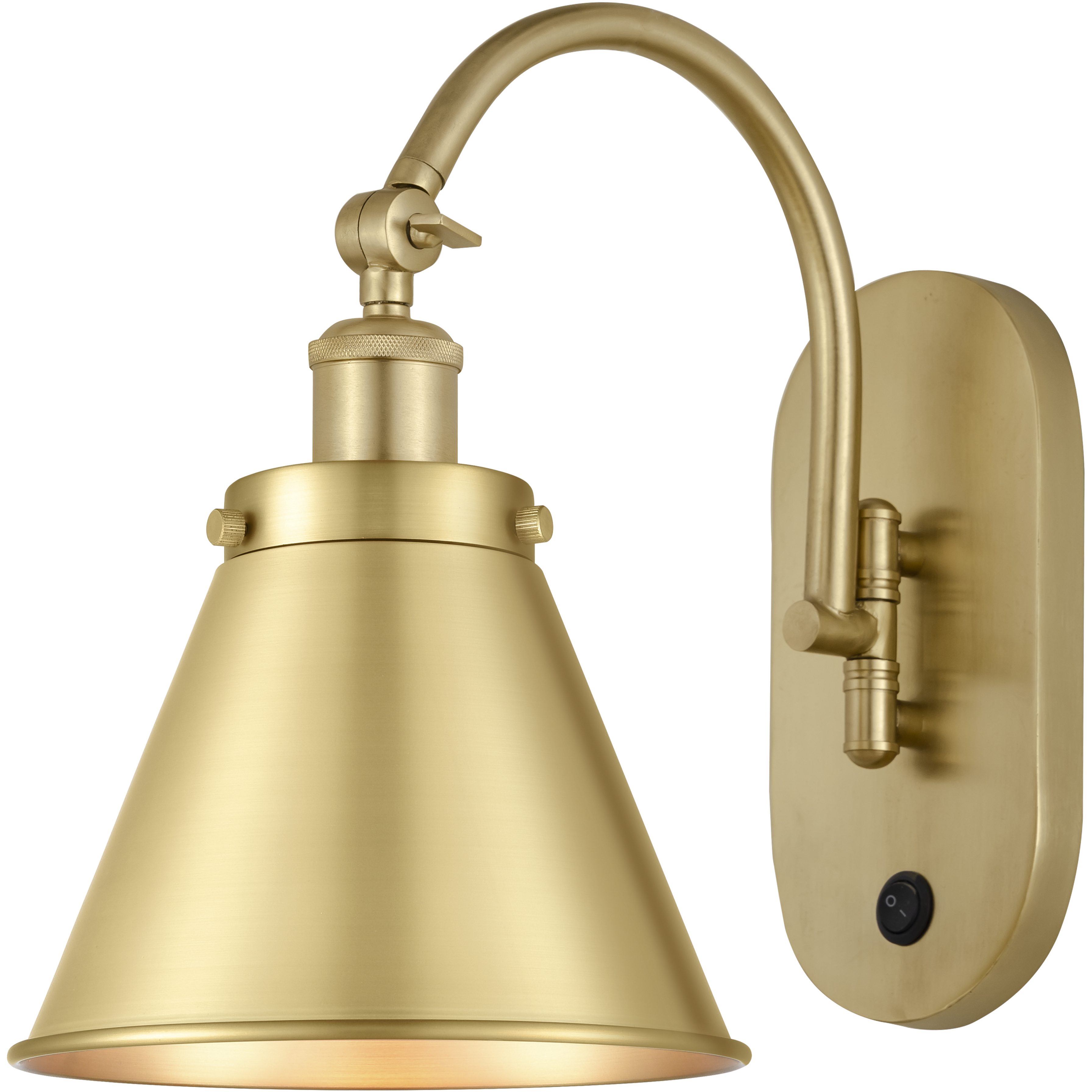 Franklin Restoration Appalachian 1 Light 8 inch Satin Gold Sconce Wall Light