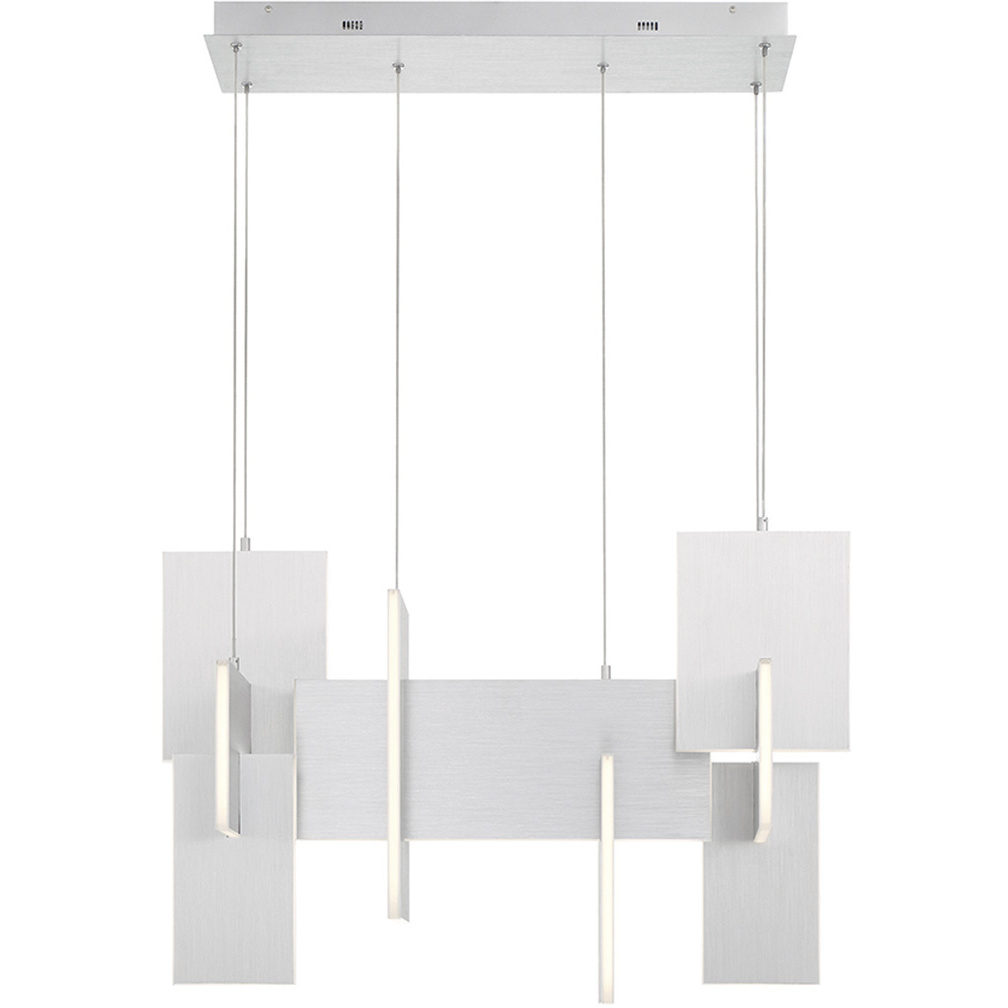 Coburg LED 14 inch Silver Chandelier Ceiling Light