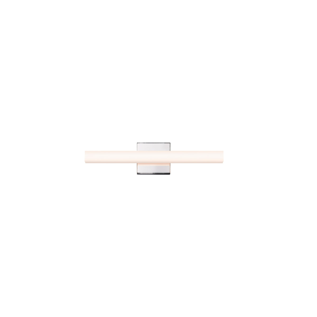 Square Bar LED 18 inch Polished Chrome Bath Bar Wall Light in 18.00 in.