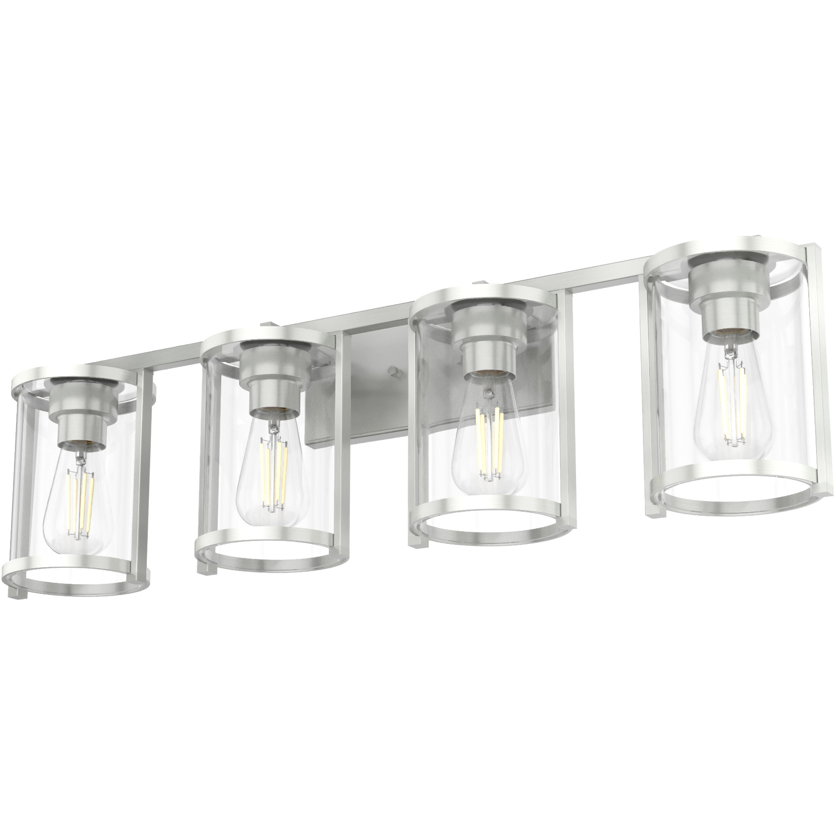 Astwood 4 Light 33.25 inch Brushed Nickel Vanity Light Wall Light