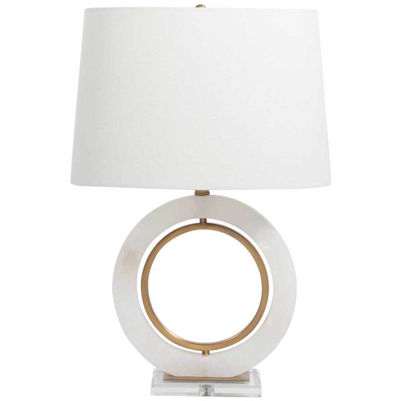Janelle 26.5 inch Antique Brass Table Lamp Portable Light