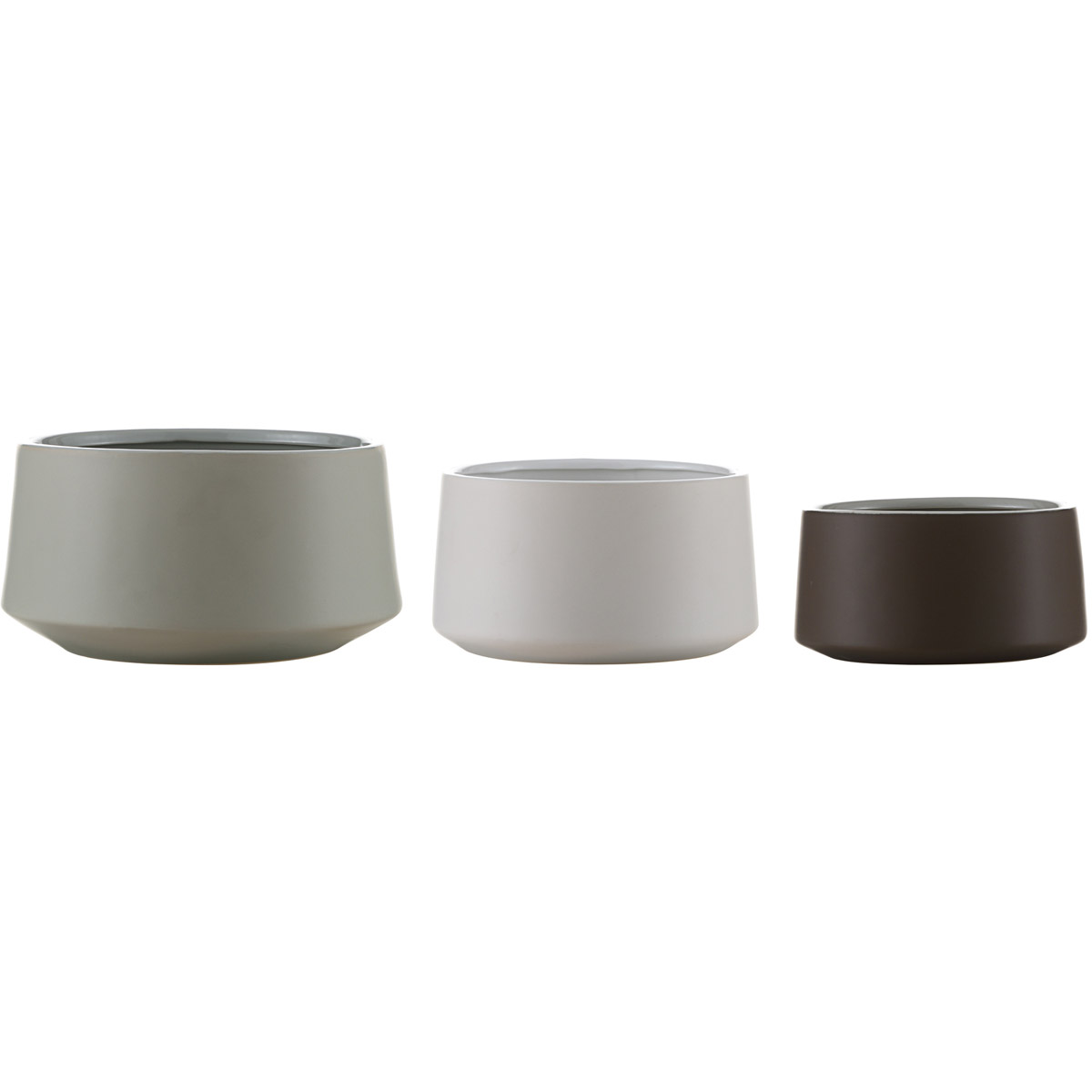 Zen 12.5 X 6 inch Japanese Inspired Nesting Bowls, Set of 3