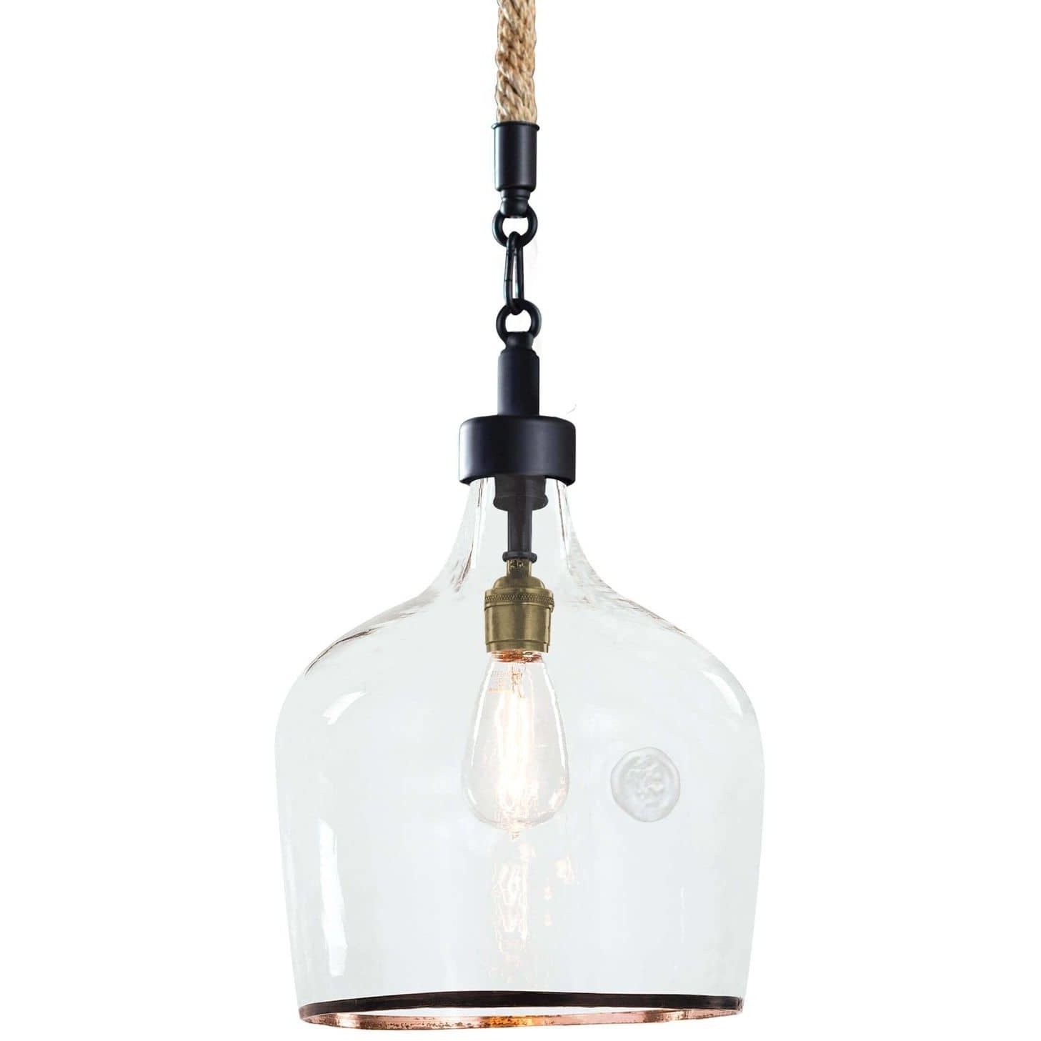 Regina Andrew Demi John 1 Light 10 inch Clear Pendant Ceiling Light, Small 16-1101 - Open Box