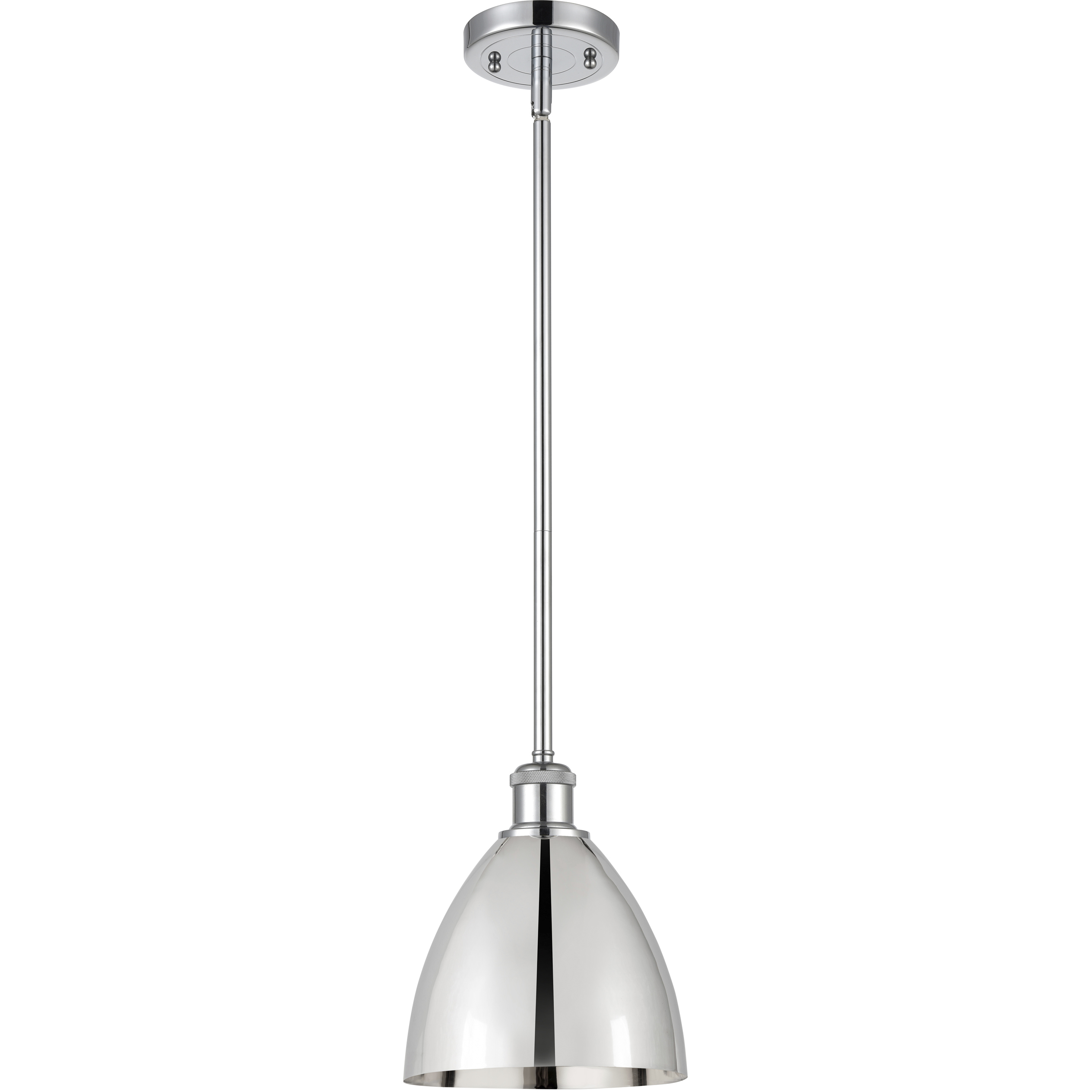 Ballston Dome LED 7.5 inch Polished Chrome Pendant Ceiling Light