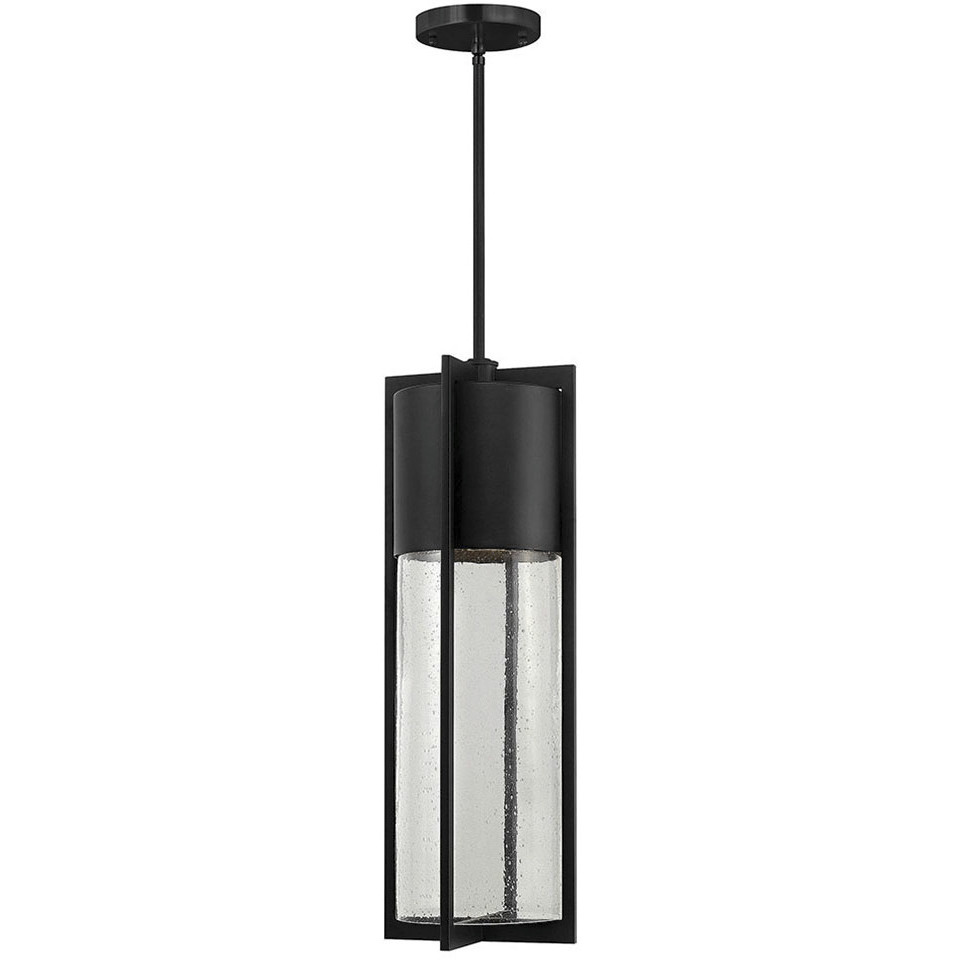 Shelter LED 8.25 inch Black Outdoor Hanging Lantern, Extra Large