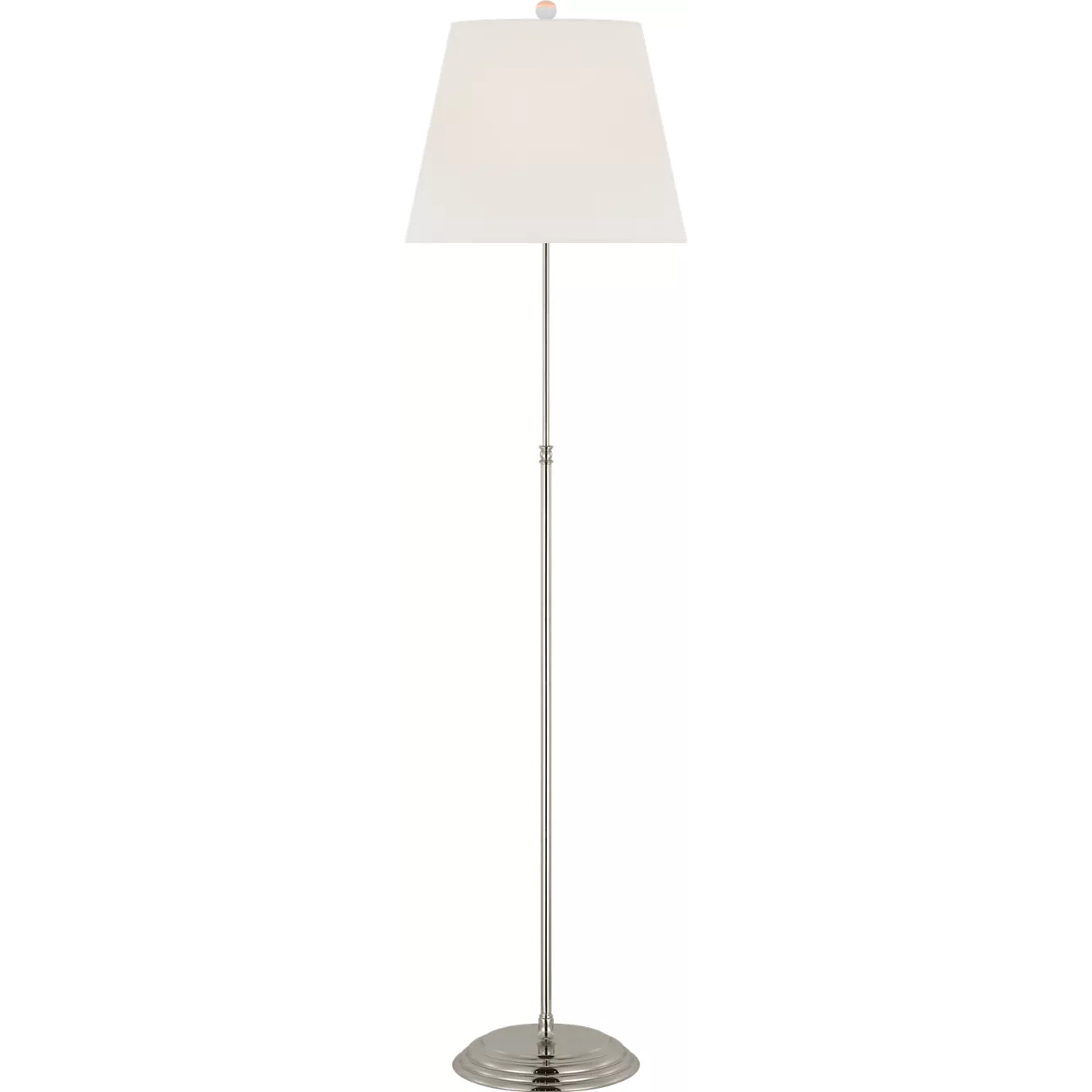 Suzanne Kasler Wyatt 52.25 inch 15 watt Polished Nickel Floor Lamp Portable Light