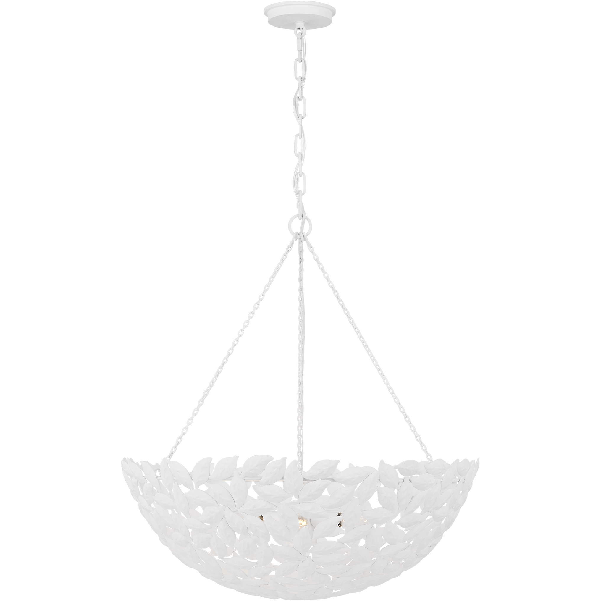 AH by Alexa Hampton Kelan 6 Light 23.75 inch Textured White Pendant Ceiling Light