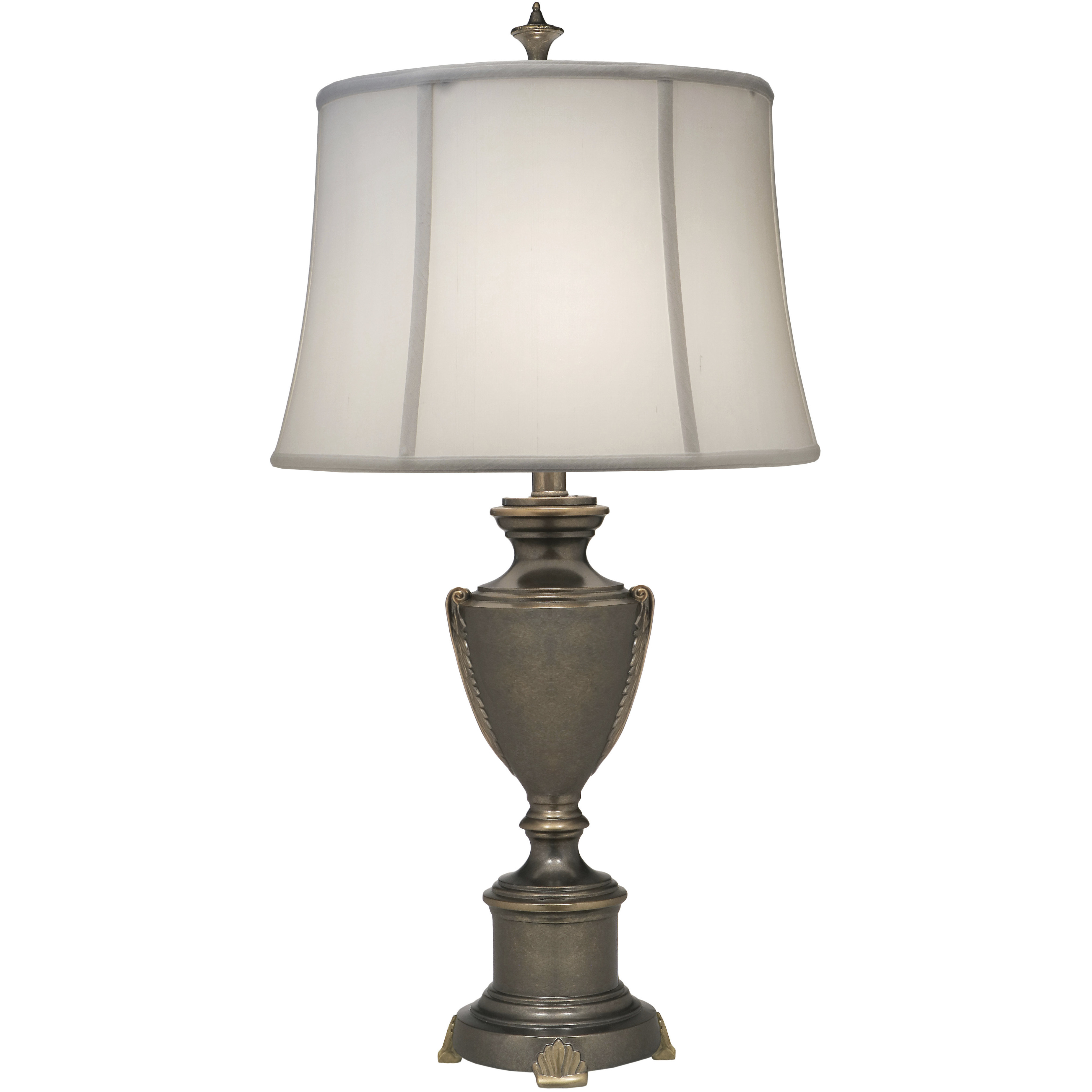 Ellie 32 inch Vintage Silver and Gold Table Lamp Portable Light