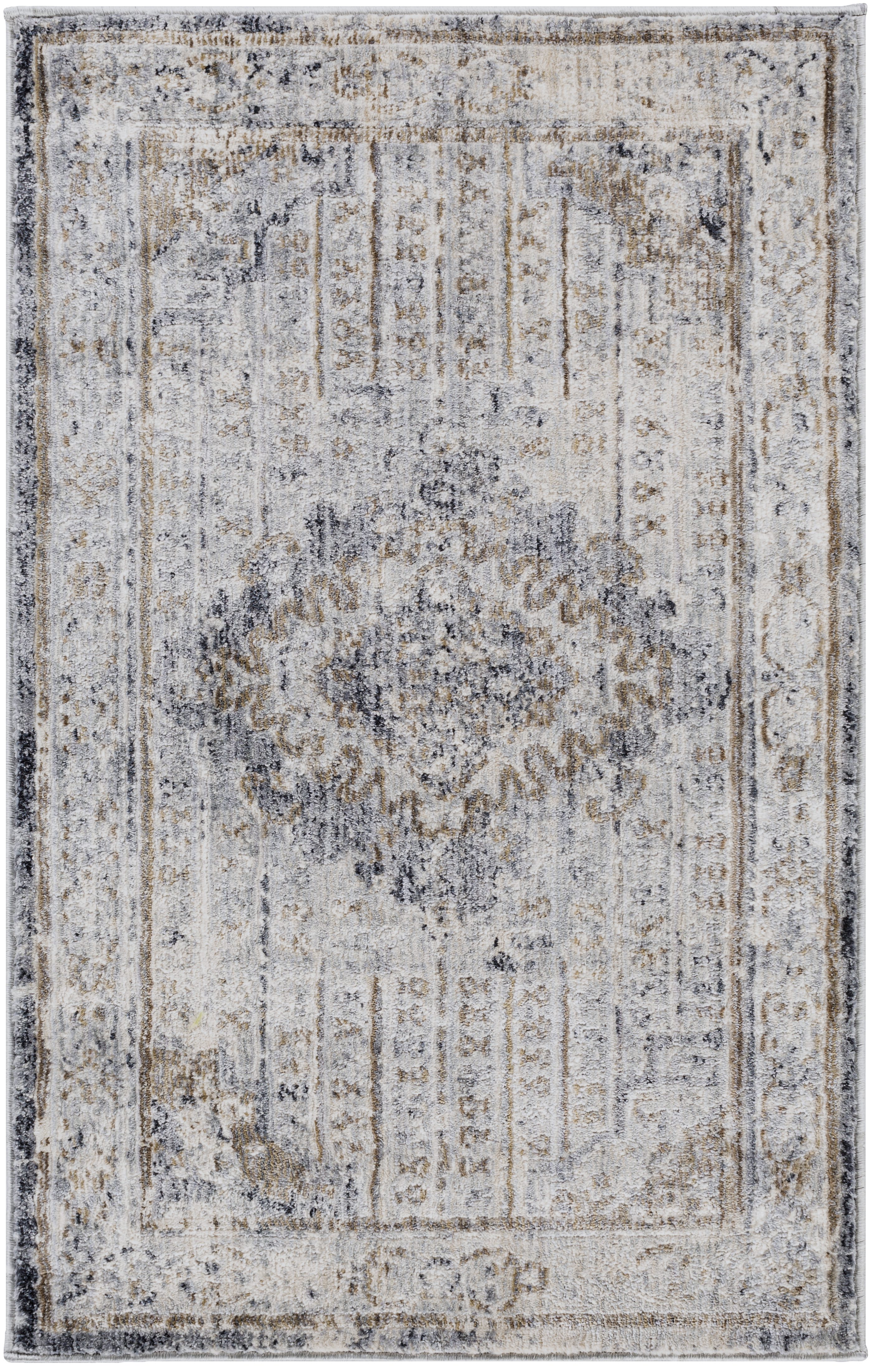 Liverpool 35 X 24 inch Black Rug in 2 x 3, Rectangle