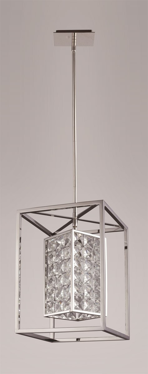 Struttura 1 Light 10 inch Stainless Steel Pendant Ceiling Light