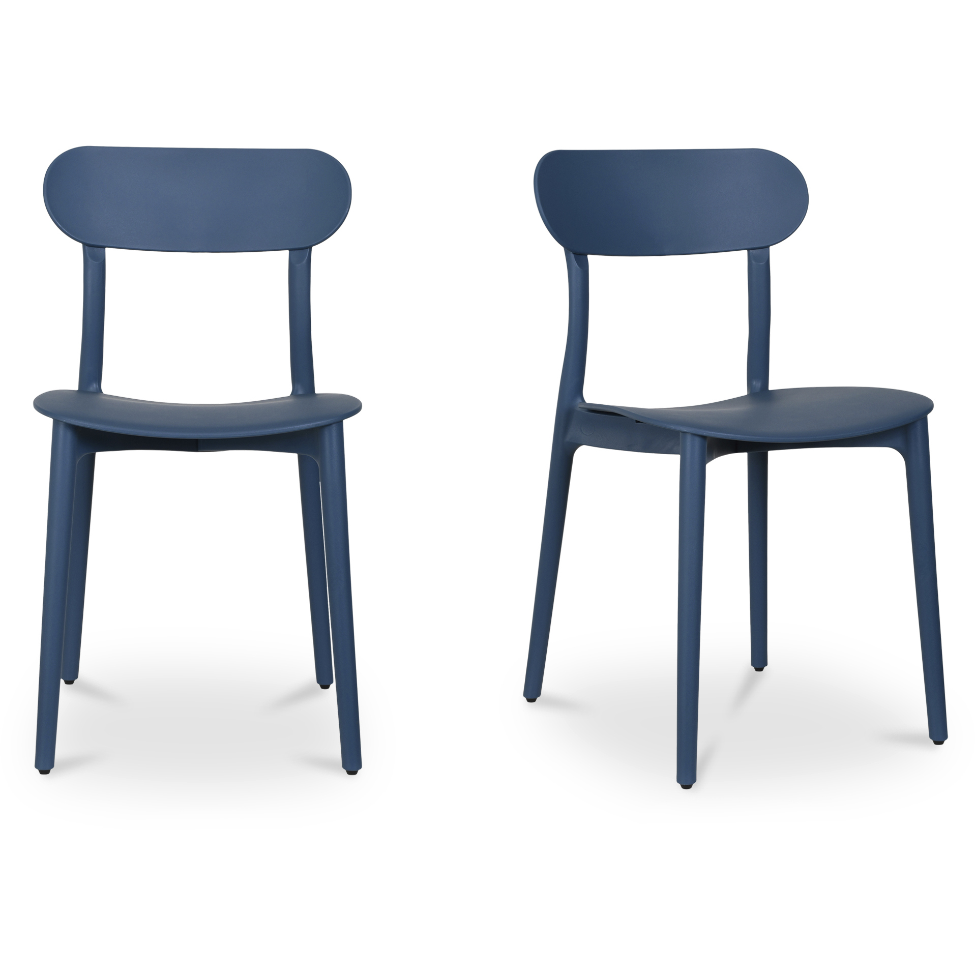Kent Blue Outdoor Dining Chair, Set of Two