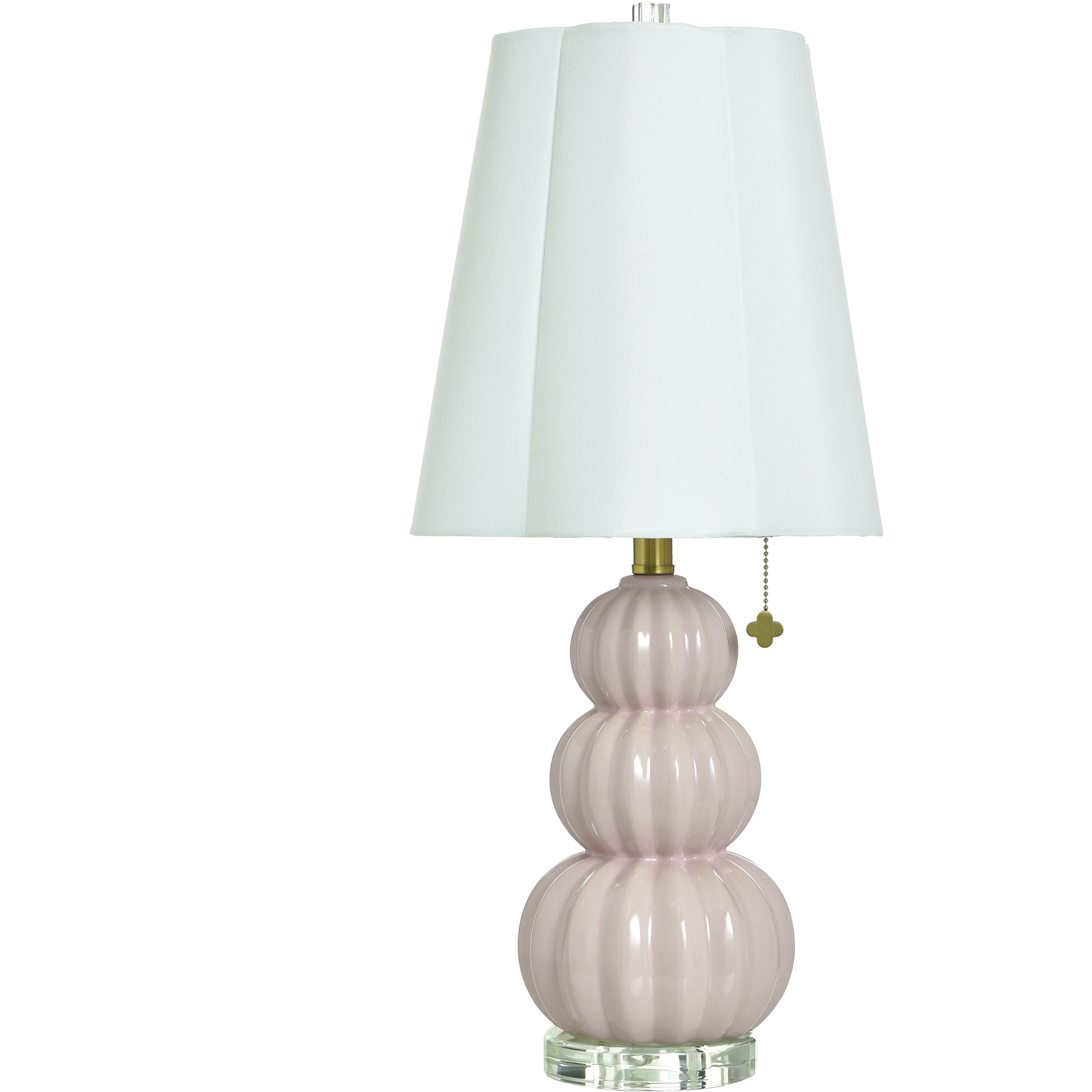 Ophelia 26 inch 100 watt Pink Peony Table Lamp Portable Light