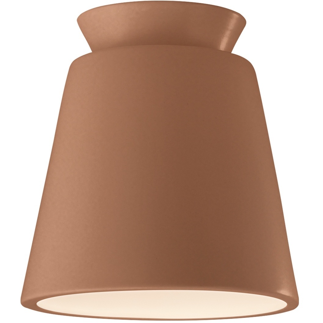 Radiance LED 7.5 inch Adobe Flush Mount Ceiling Light